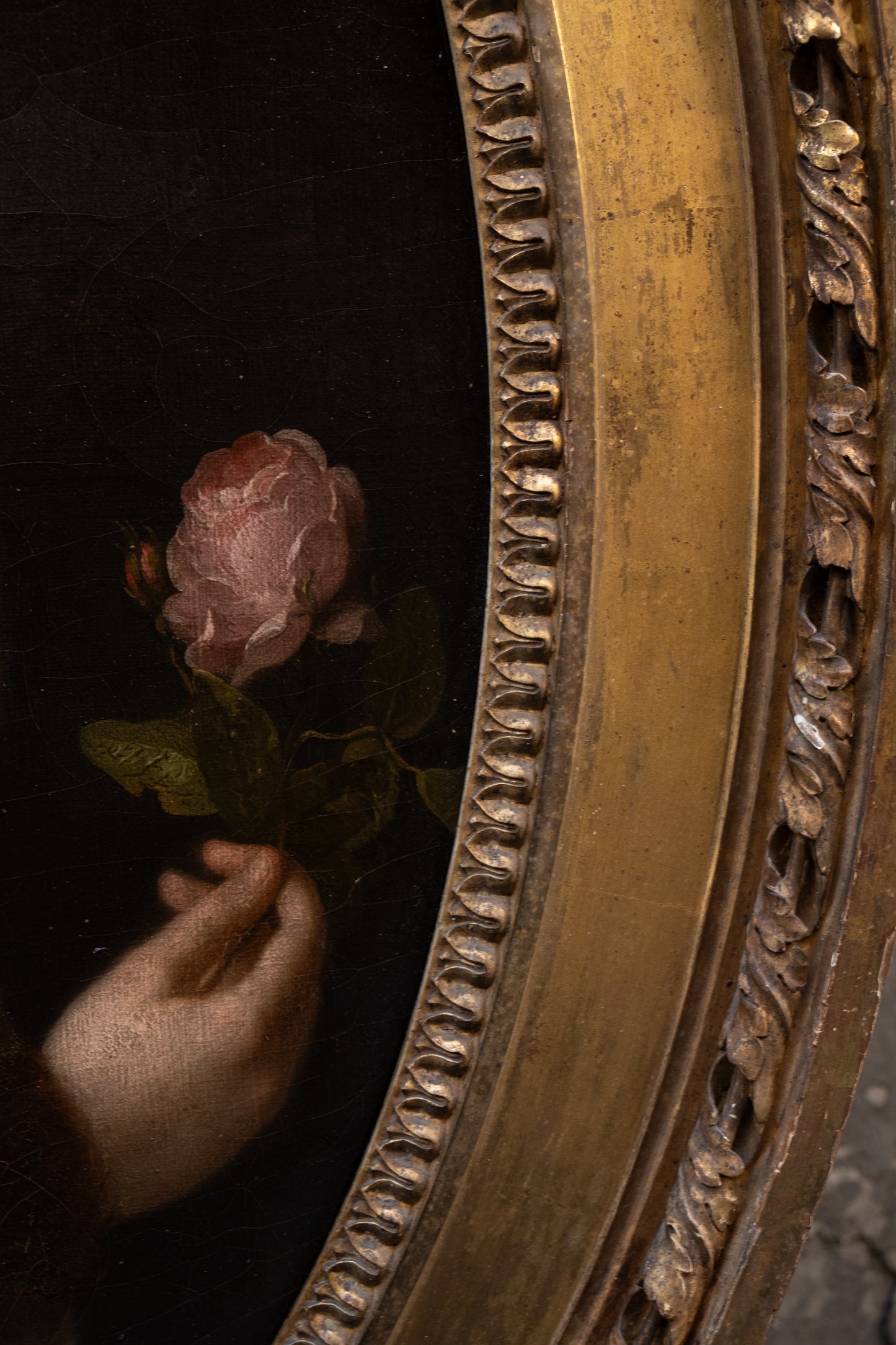 Portrait of a Young Woman with Rose and à la Turque Headscarf, late 18th century.