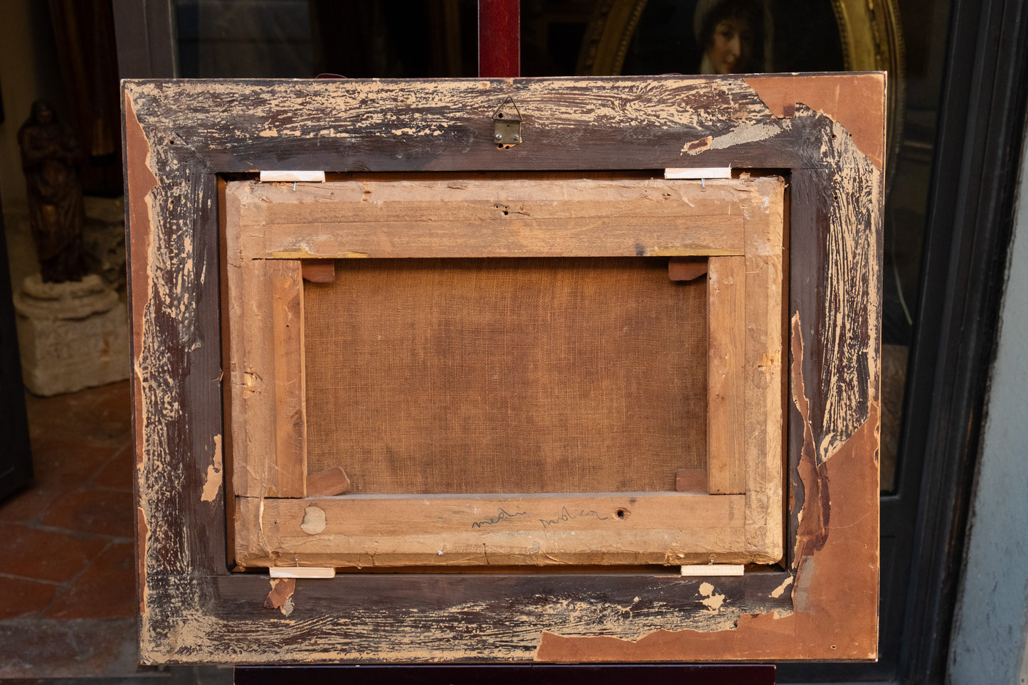 Paolo Monaldi. 2 paintings. "A stopover in the countryside" and "A game of cards". Circa 1740