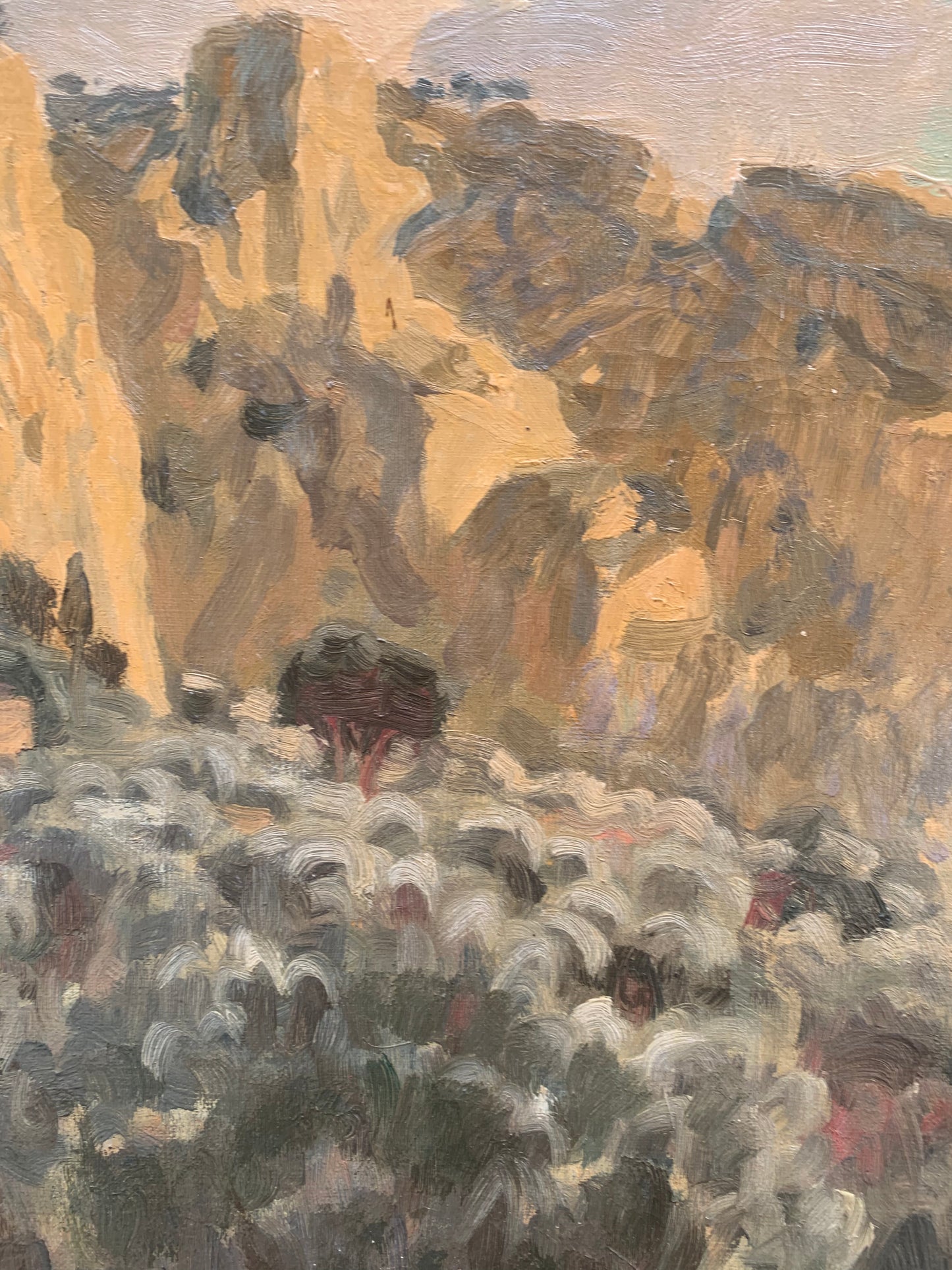 Franz Waldraff (1878-1942?). Landscape near Toulone, Gorges d'Ollioules. Circa 1930
