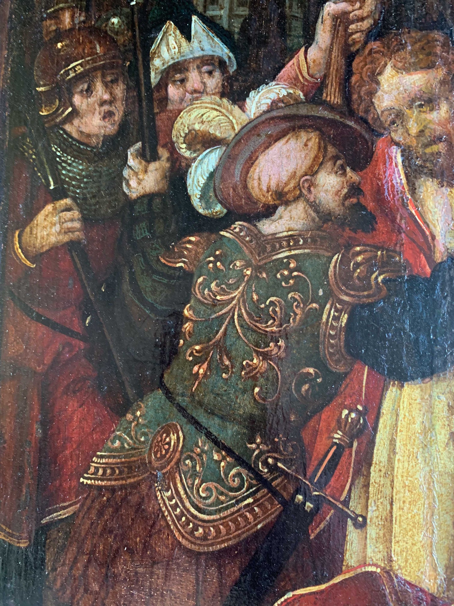 Early XVI century. The agony in the garden. Southern German school.