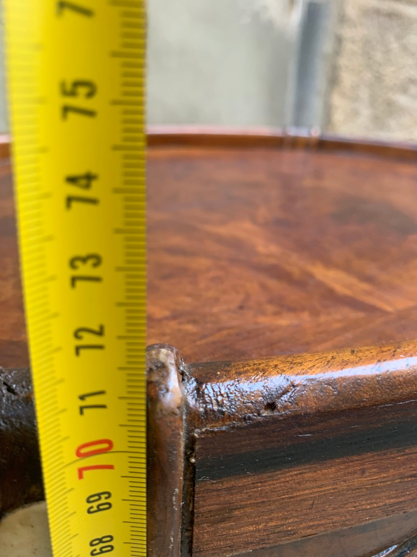 Oval Art Deco Coffee Table, circa 1920-30