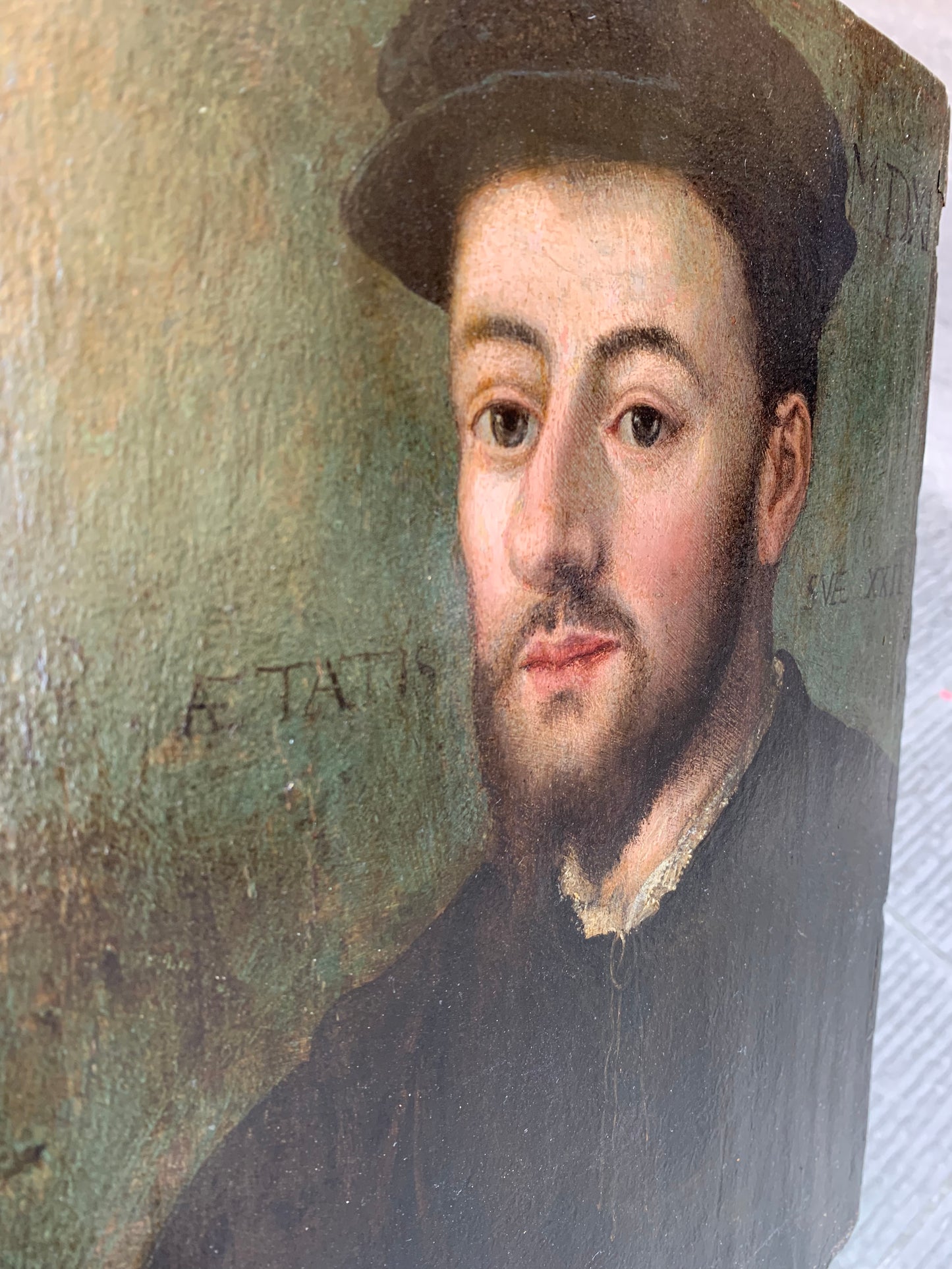 Nord European Renaissance portrait of a young man. 1st half of XVI century