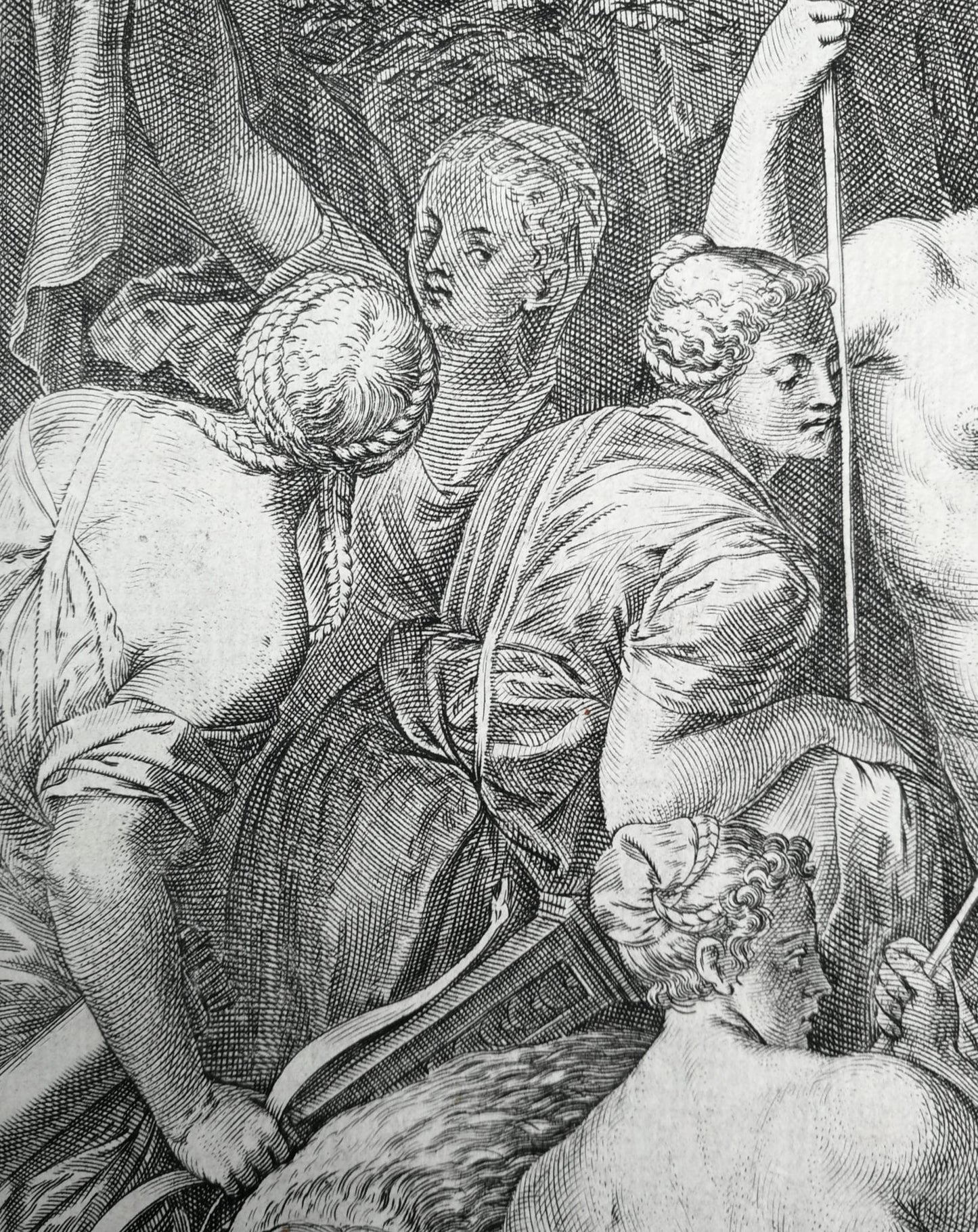 Cornelis Cort (1533–1578) – Diana and Callisto, engraving after Titian, Venice 1566, second state