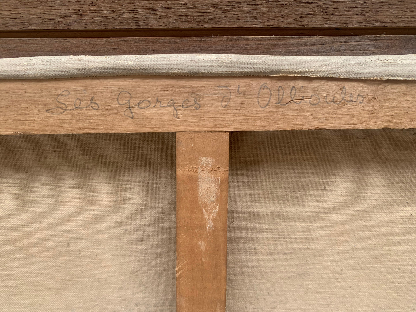 Franz Waldraff (1878-1942?). Landscape near Toulone, Gorges d'Ollioules. Circa 1930