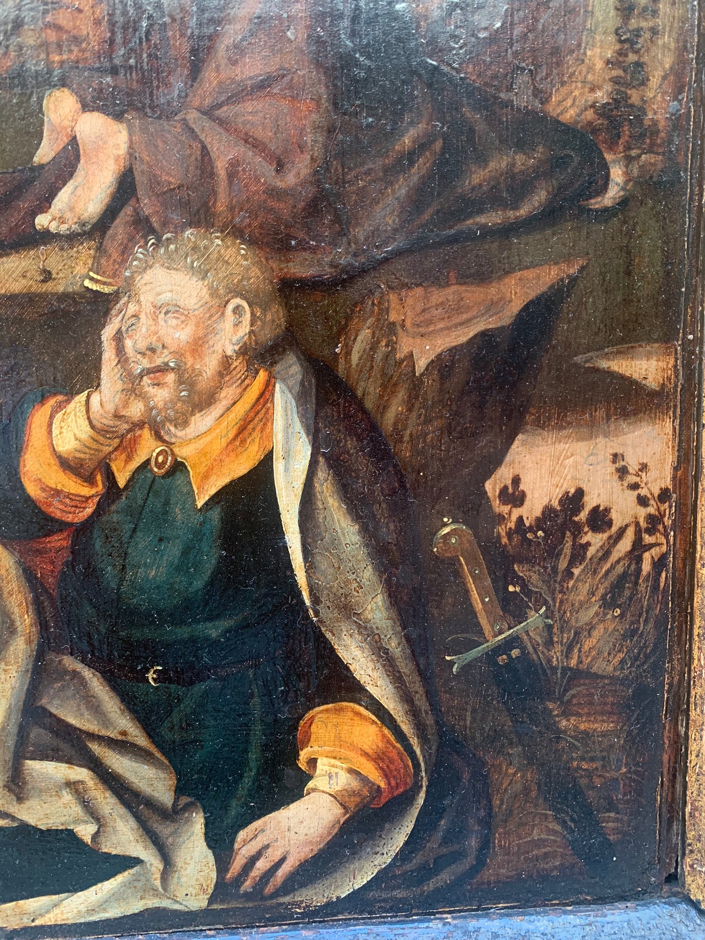 Early XVI century. The agony in the garden. Southern German school.
