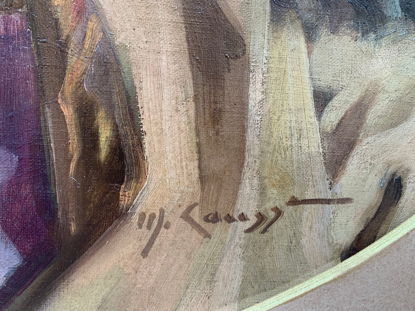 Art Nouveau Portrait of Lady. Circa 1920.