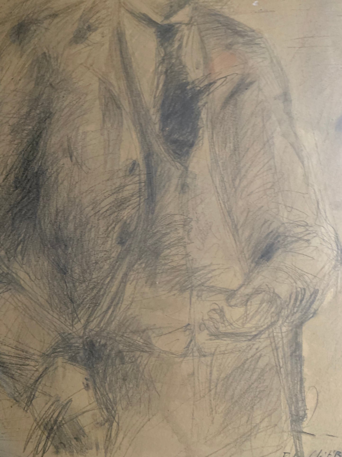 Portrait of Gustav Mahler by Folco Chiti Battelli (Florence,  1932-2011)