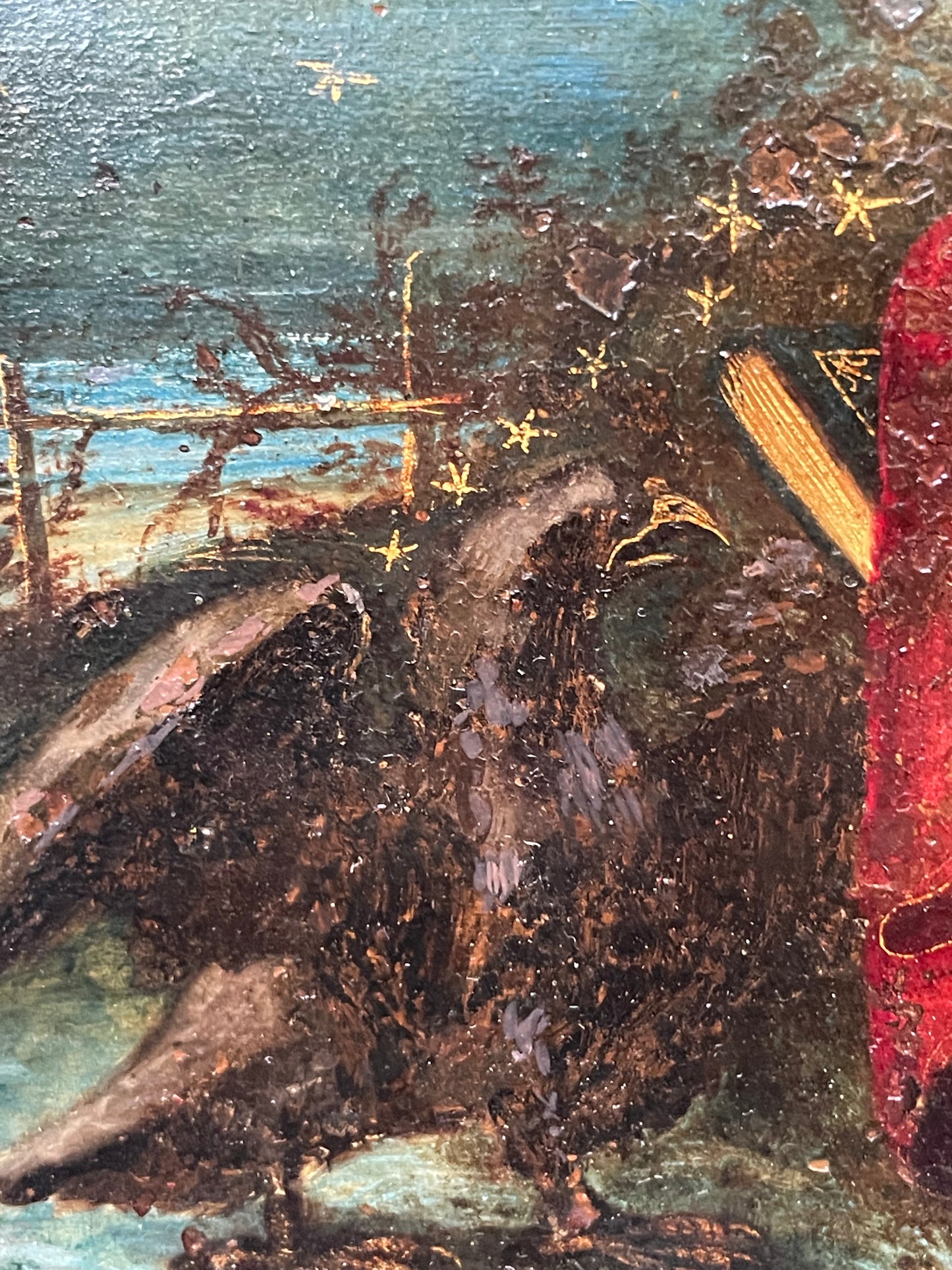 Saint John the Evangelist on Patmos. Apocalyptic Vision with the Virgin and the Dragon, Flemish School, ca. 1620