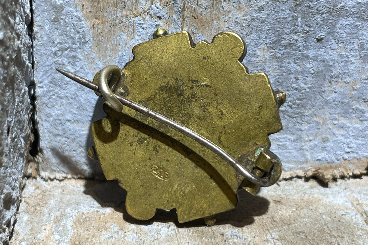 Antique micromosaic cameo brooch. Late XIX century. Florence.