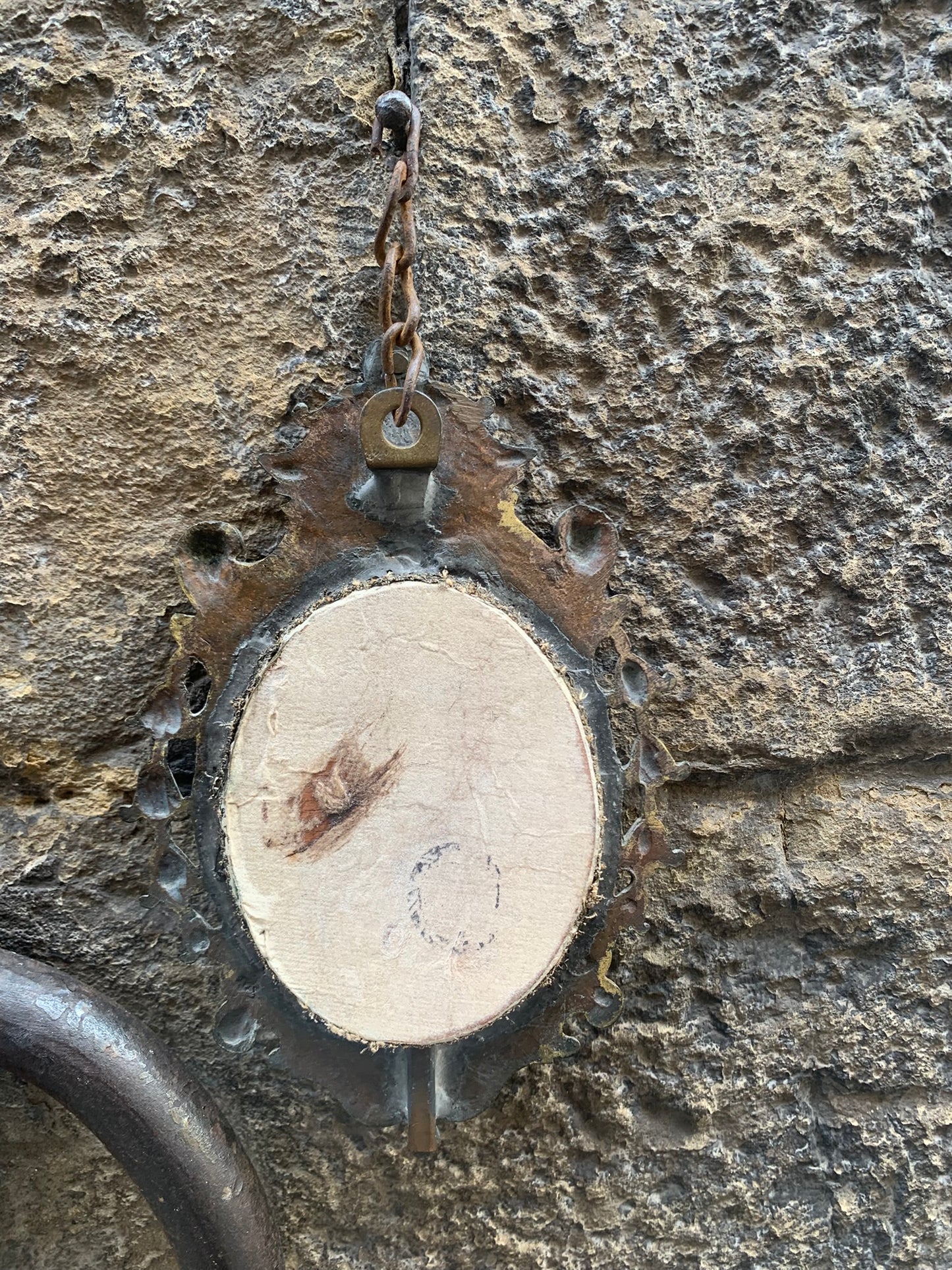 Portrait of a Man with Wig and Document in Hand Late 17th. Oil on copper