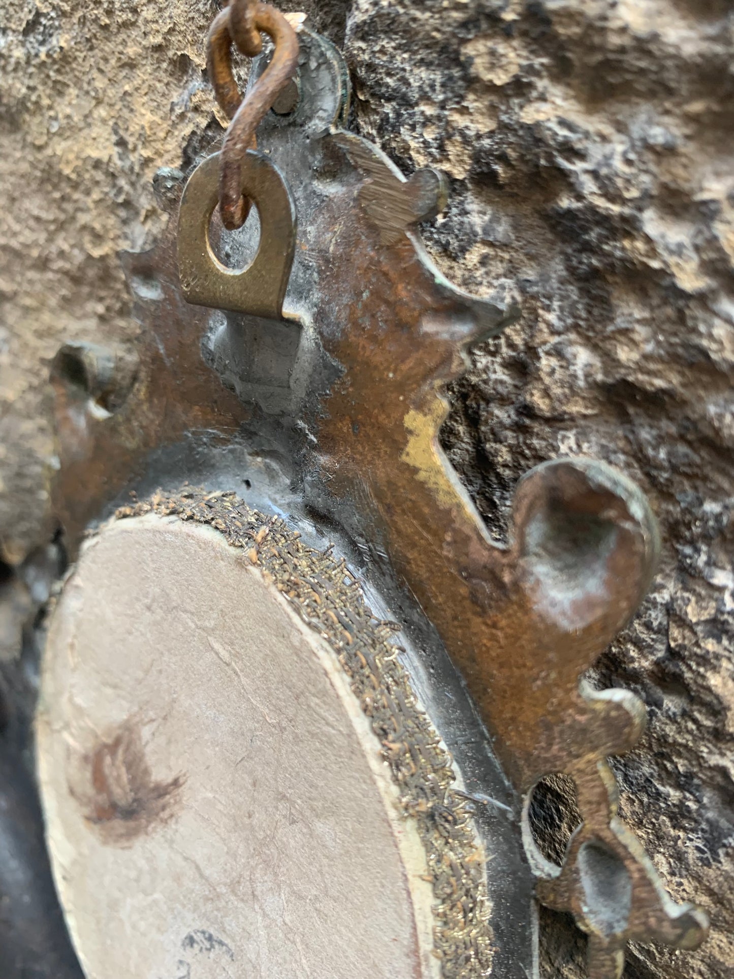 Portrait of a Man with Wig and Document in Hand Late 17th. Oil on copper