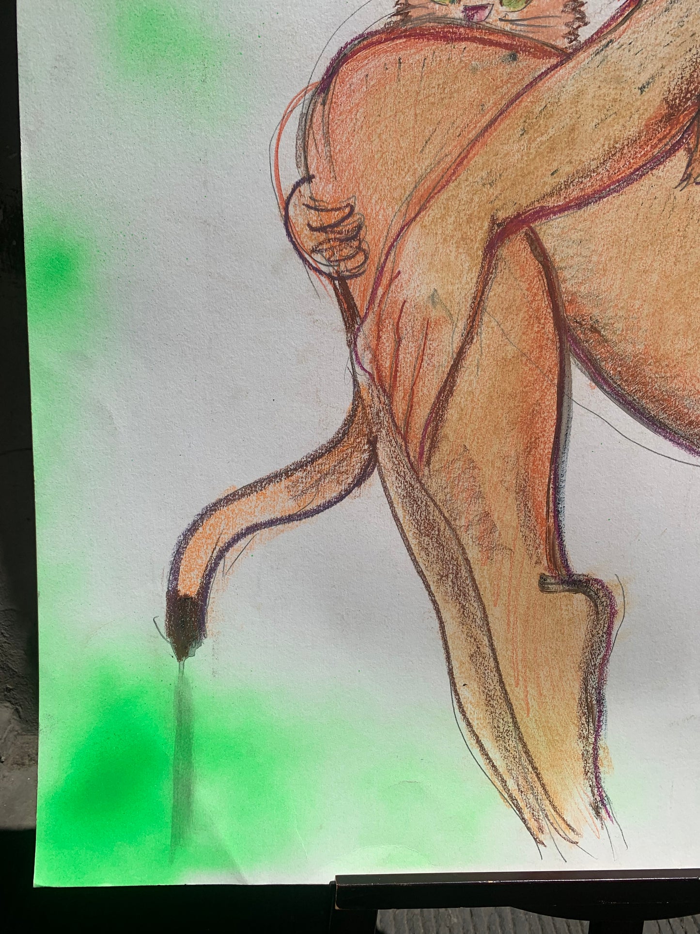 Dive with Cat. Swimmer. Marco Silombria (Savona, 1936 – Albissola, 2017) 1980s