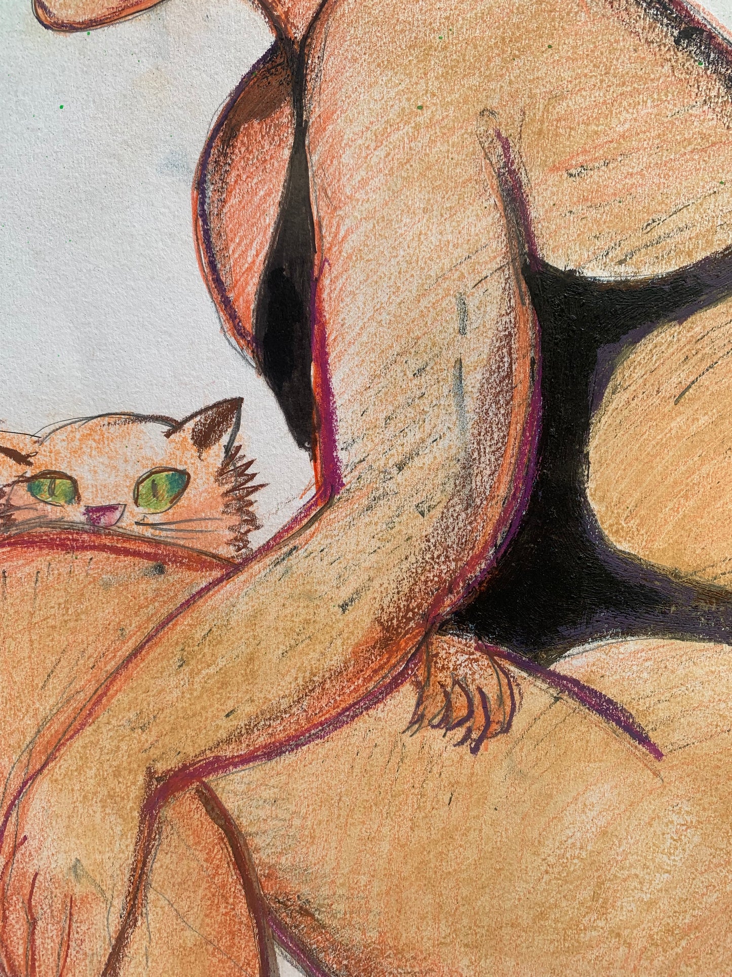 Dive with Cat. Swimmer. Marco Silombria (Savona, 1936 – Albissola, 2017) 1980s