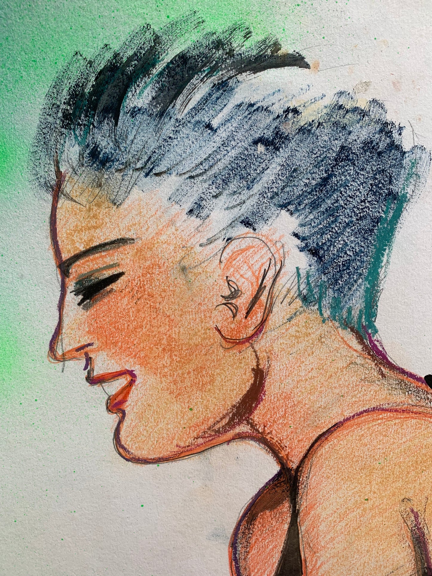 Dive with Cat. Swimmer. Marco Silombria (Savona, 1936 – Albissola, 2017) 1980s