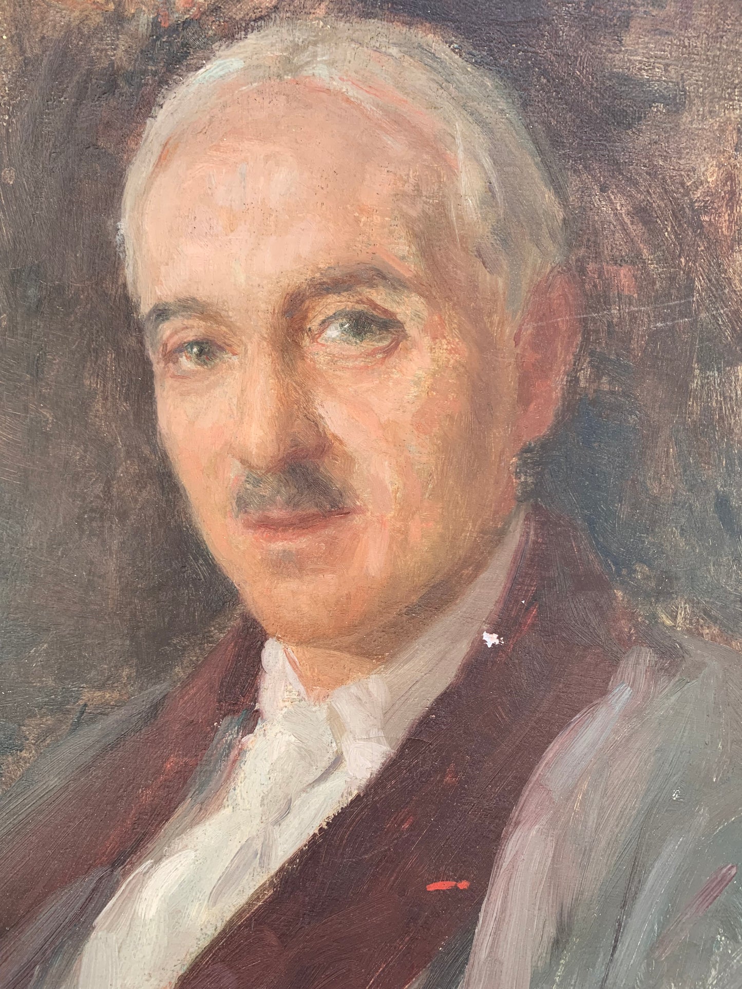 Male Portrait signed Gennaro Befanio (Naples, 1866 - Paris, 1937), Dated 1936