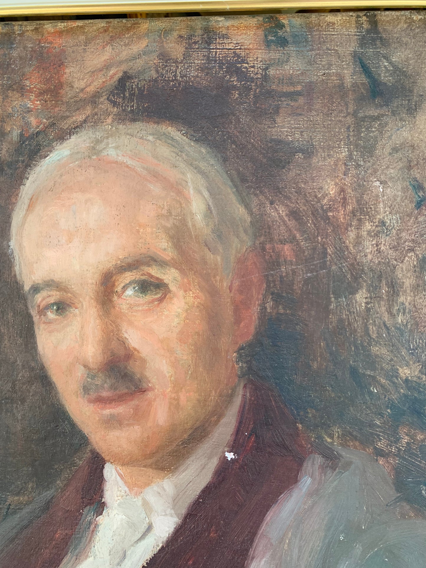 Male Portrait signed Gennaro Befanio (Naples, 1866 - Paris, 1937), Dated 1936