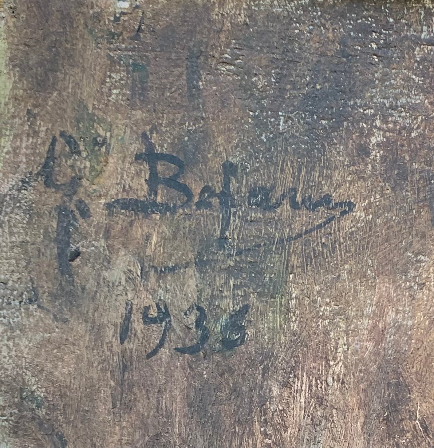 Male Portrait signed Gennaro Befanio (Naples, 1866 - Paris, 1937), Dated 1936