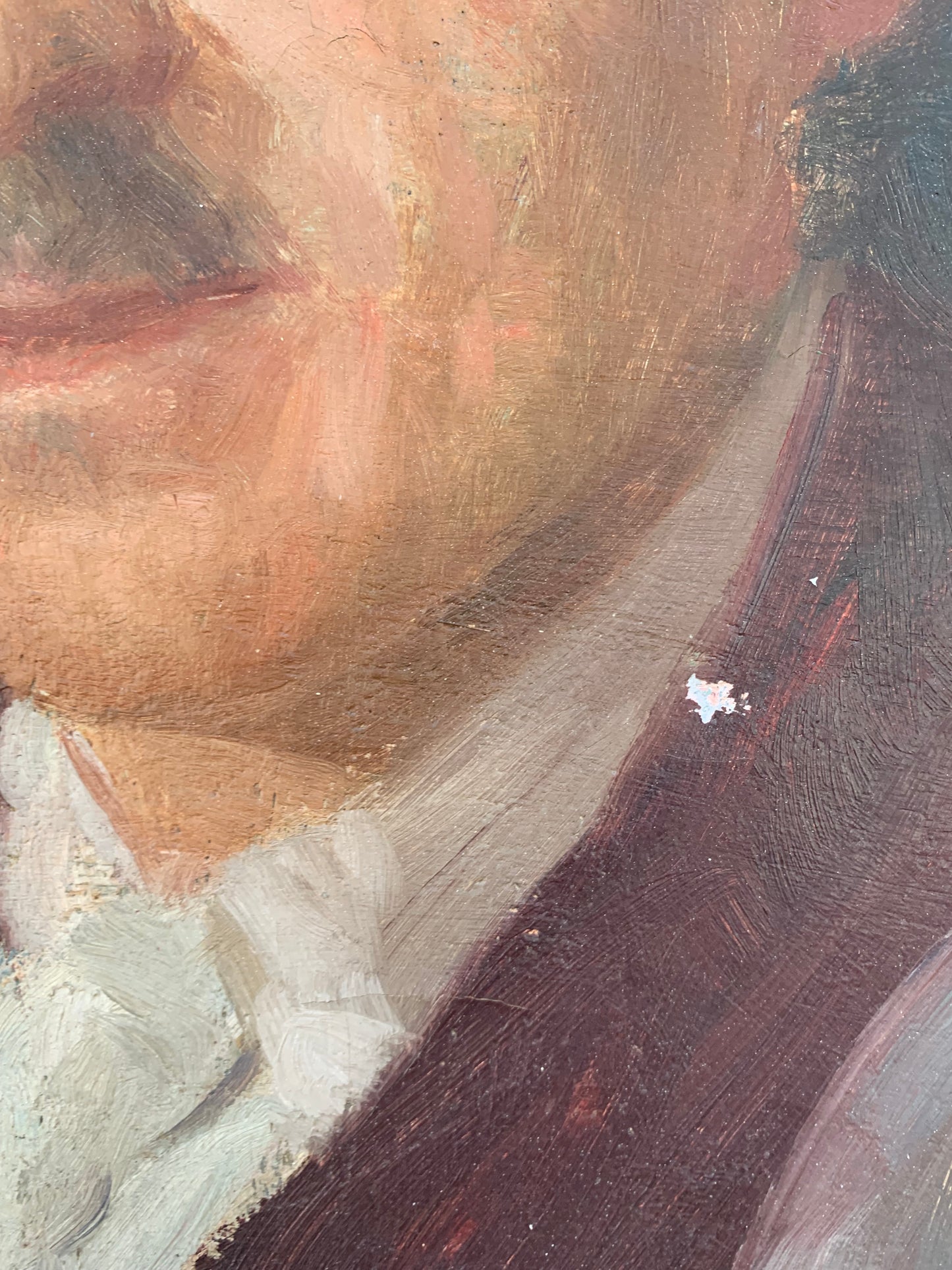 Male Portrait signed Gennaro Befanio (Naples, 1866 - Paris, 1937), Dated 1936