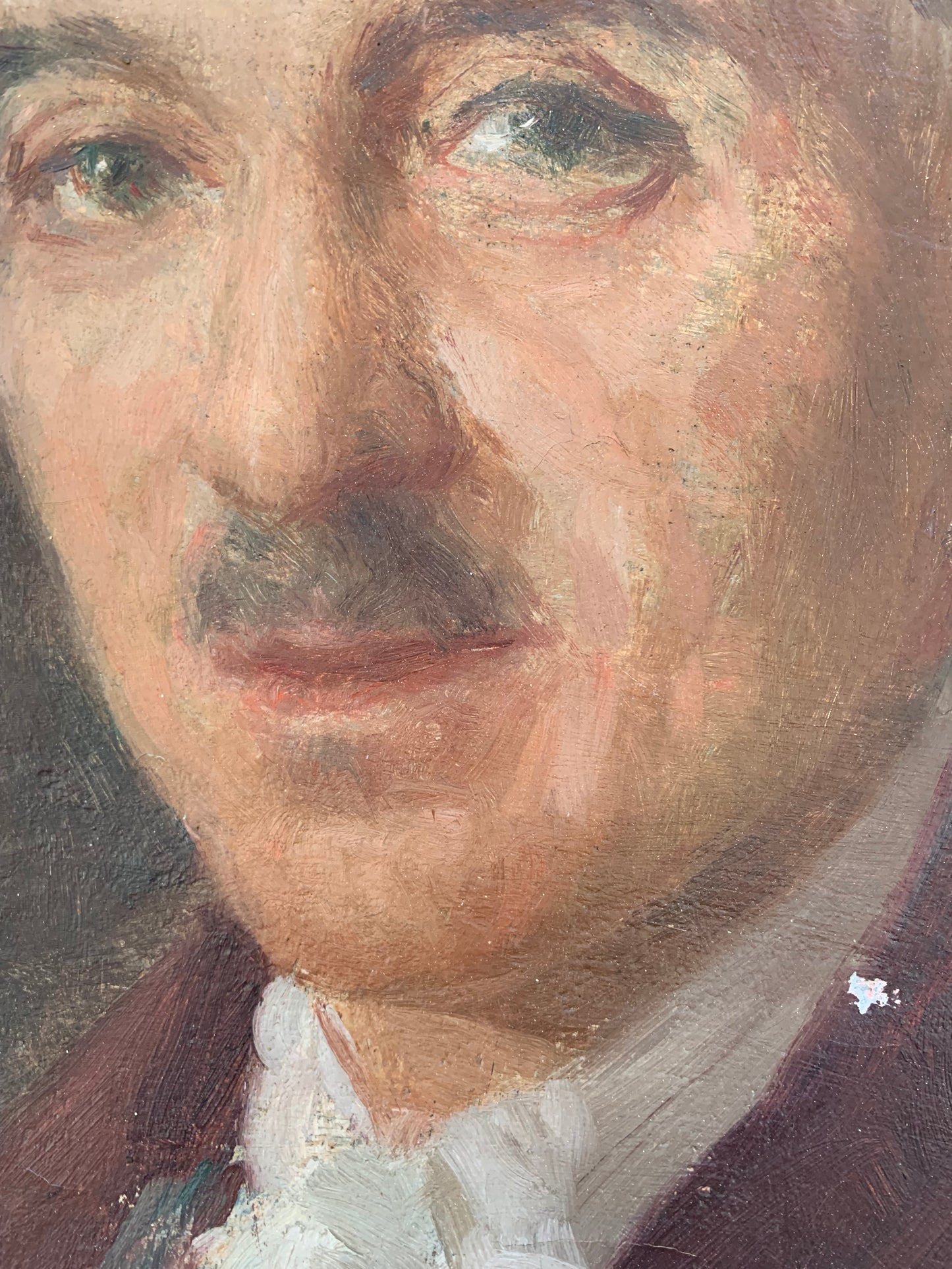 Male Portrait signed Gennaro Befanio (Naples, 1866 - Paris, 1937), Dated 1936