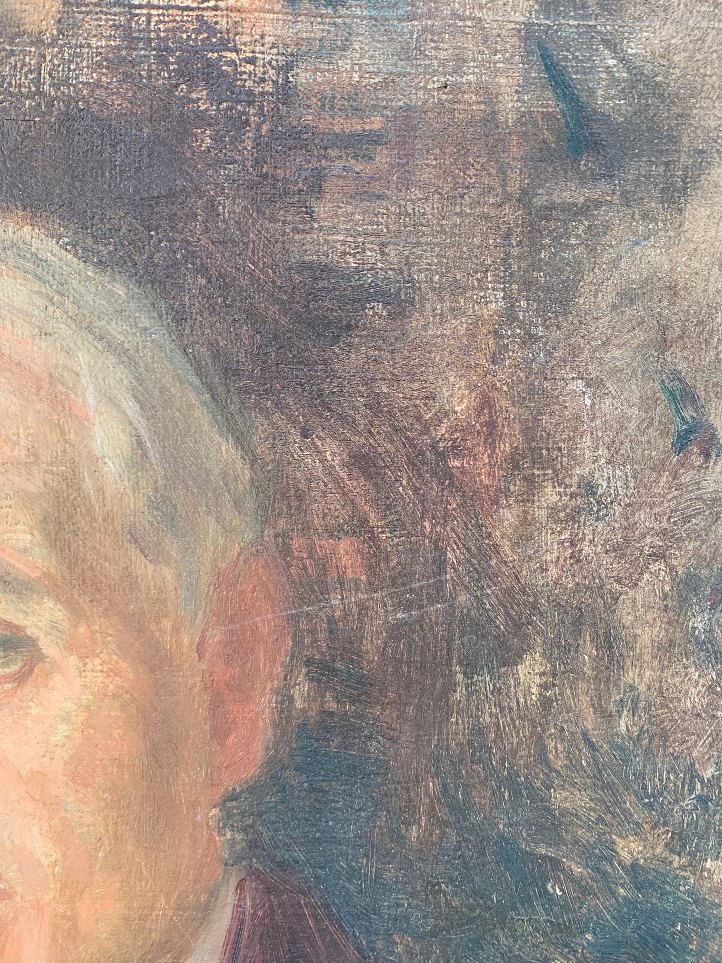 Male Portrait signed Gennaro Befanio (Naples, 1866 - Paris, 1937), Dated 1936