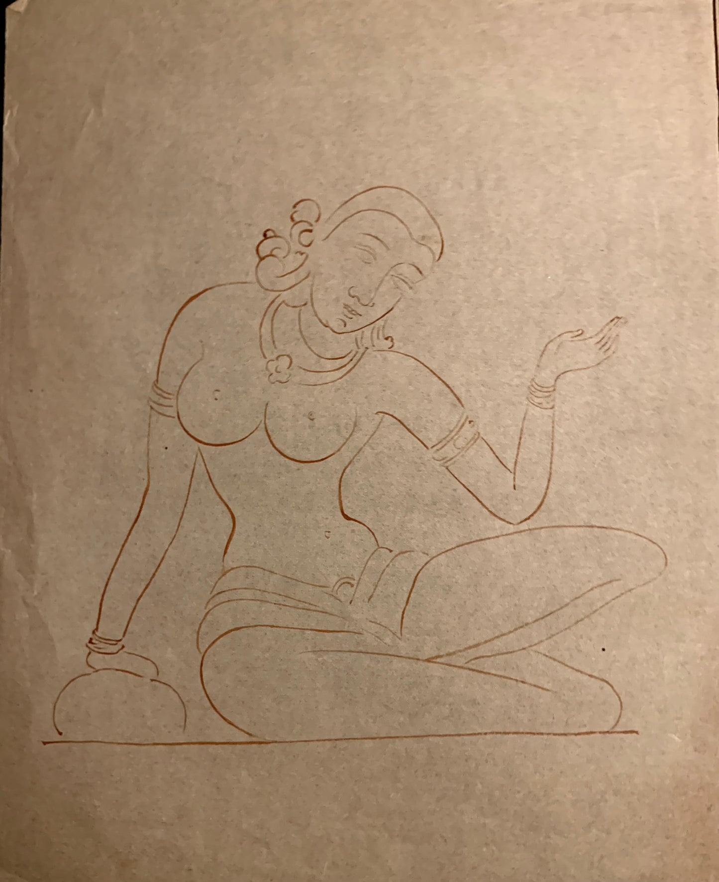Drawings with Hindu and Buddhist Sri Lankan deities from Anuradhapura and Poḷonnaruwa.