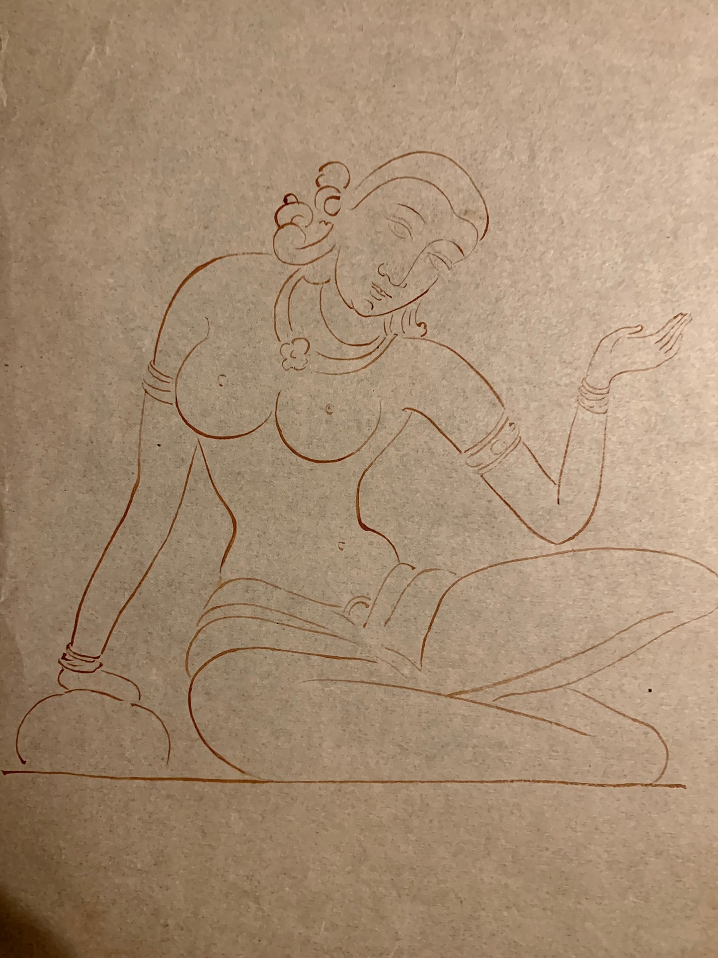Drawings with Hindu and Buddhist Sri Lankan deities from Anuradhapura and Poḷonnaruwa.