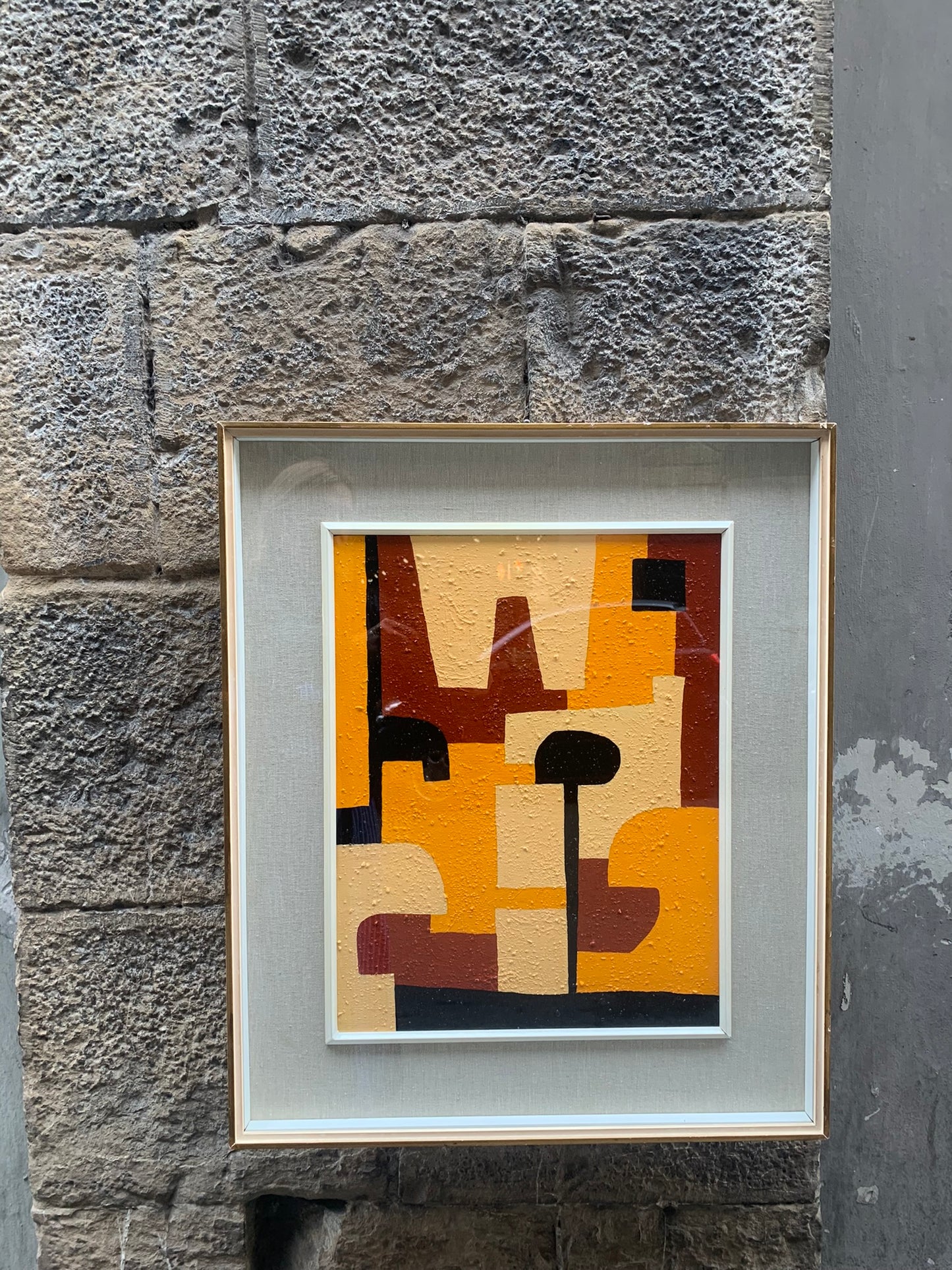 Geometric Abstract Painting. Early 1960s