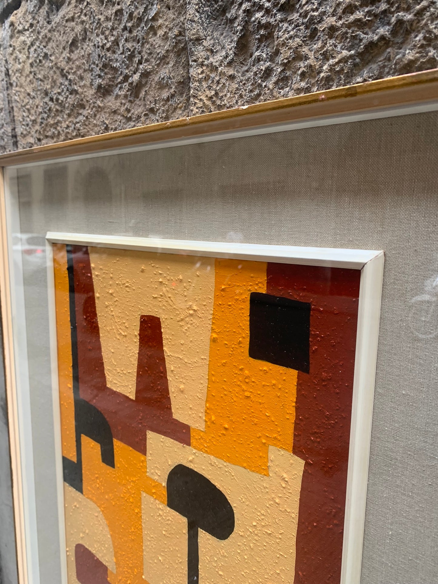 Geometric Abstract Painting. Early 1960s