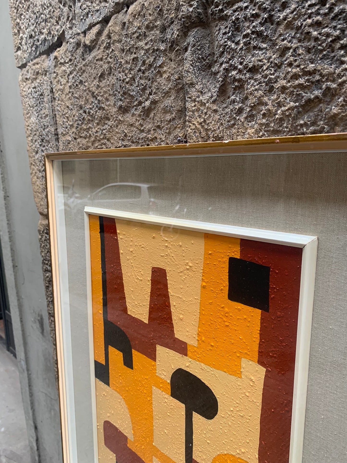 Geometric Abstract Painting. Early 1960s