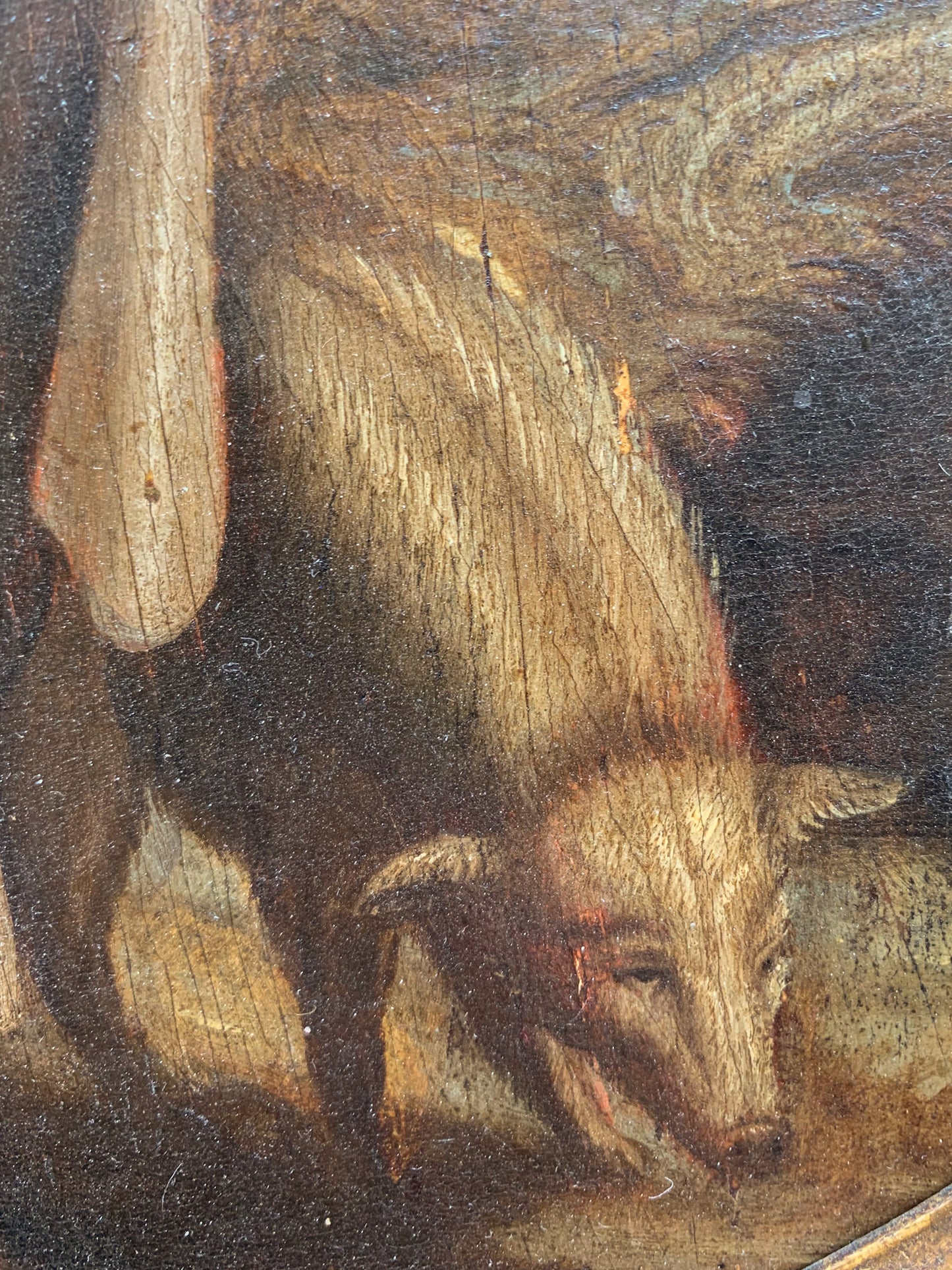 Saint Anthony the Abbot in a Natural Landscape – Flemish School, late 16th – early 17th century