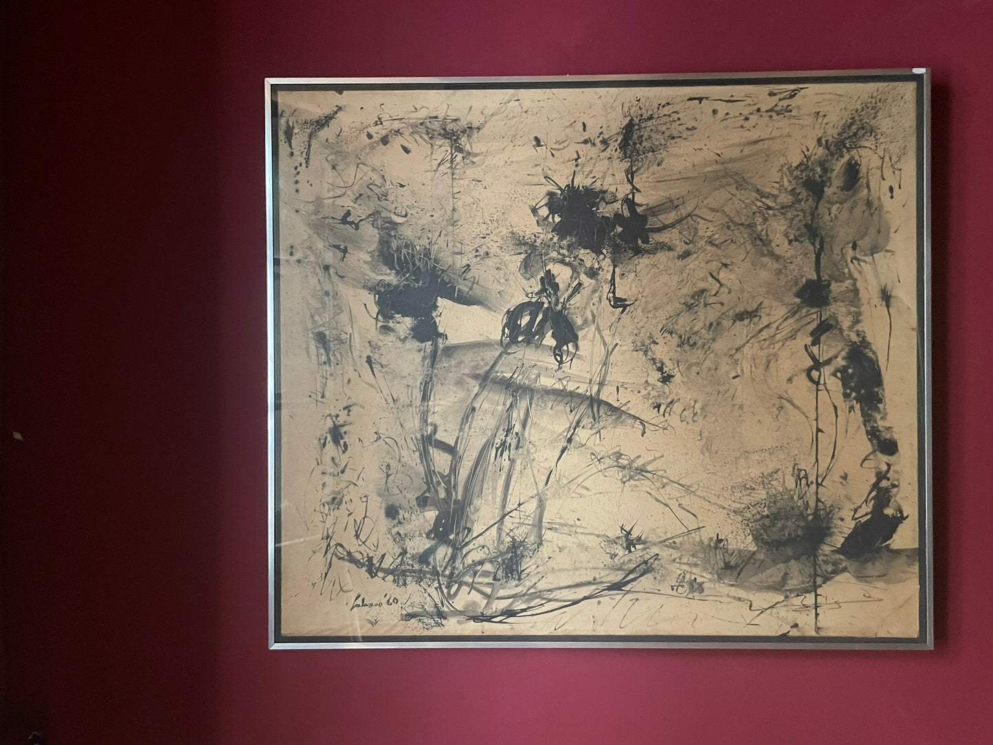 Albino Galvano (Turin, 1907 – 1990) Abstract composition, dated 1960