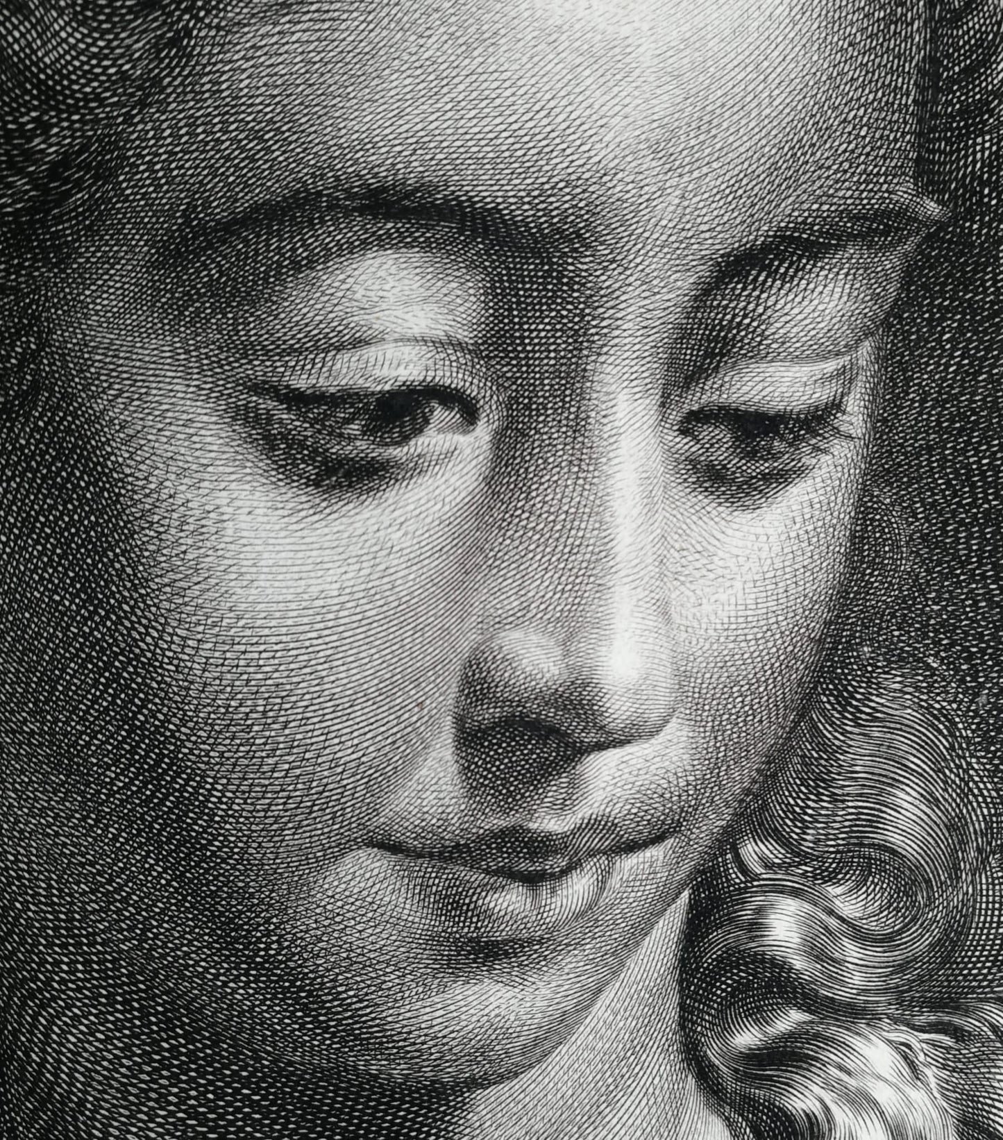 Minerva/athena After Parmigianino – Engraving By Cornelis Visscher, Cabinet Reynst, 17th–18th C