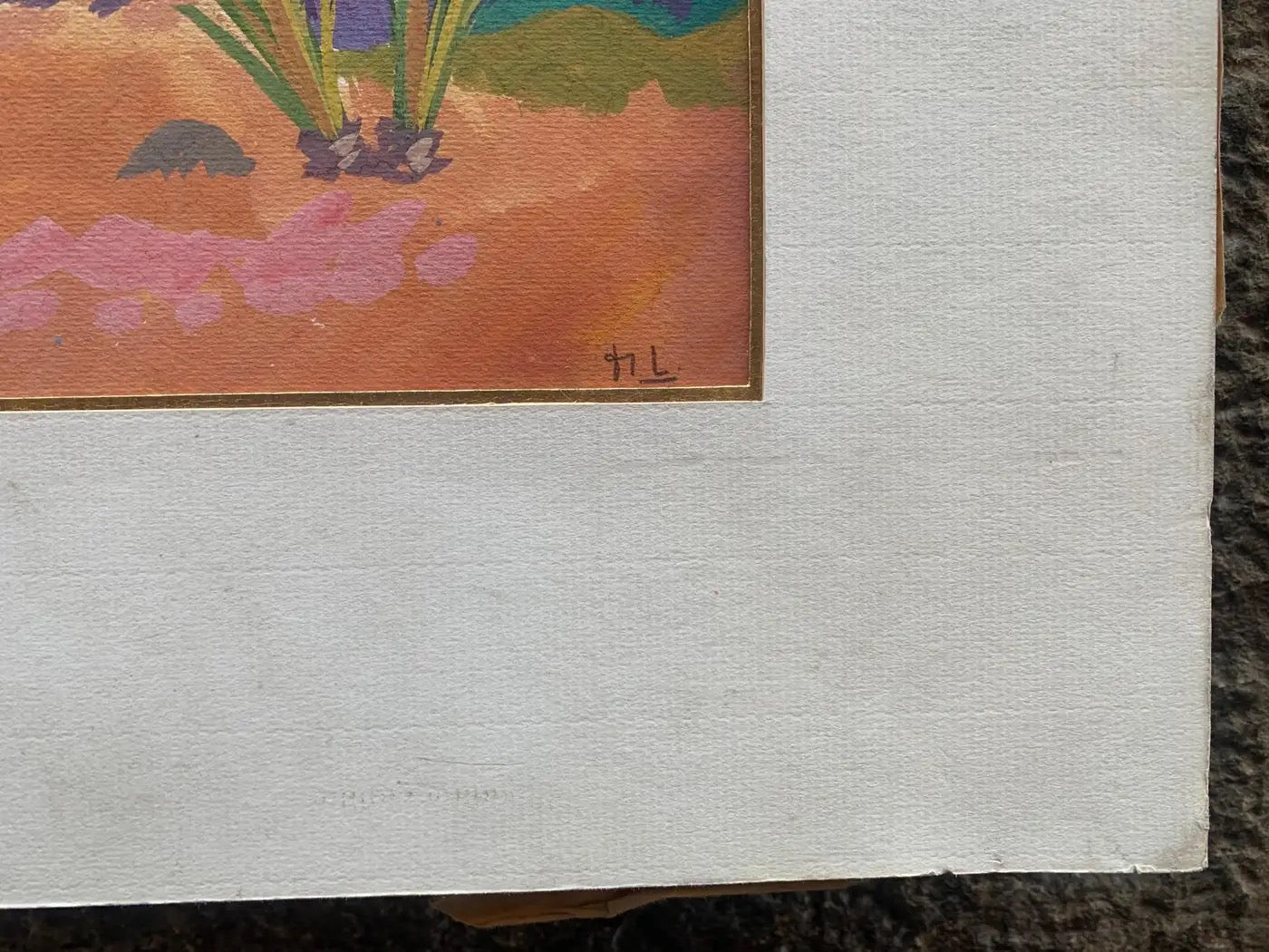 Landscapes With Palm Trees And Arab Houses. 1 Half Of The 20th Century.