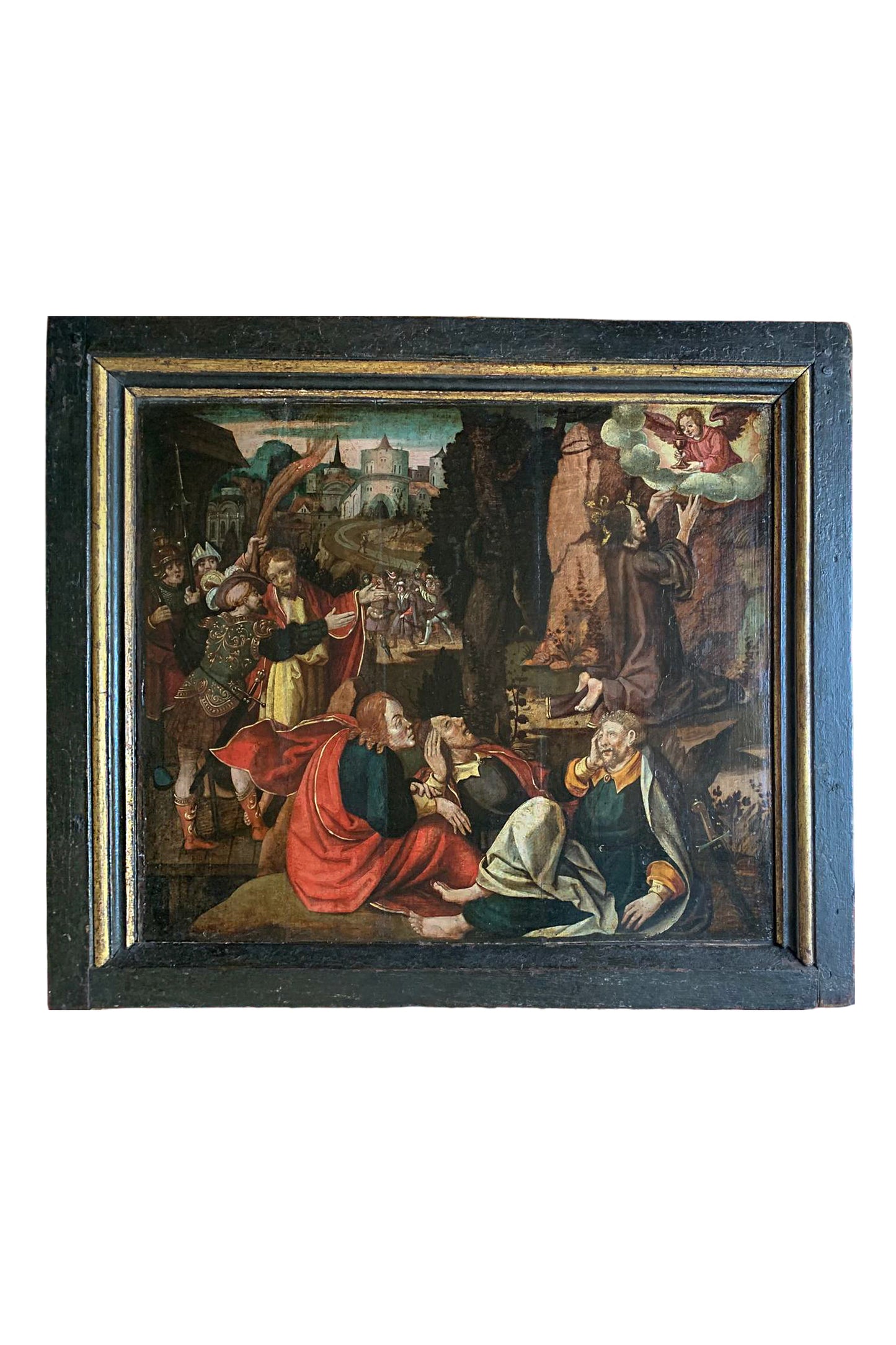 Early XVI century. The agony in the garden. Southern German school.