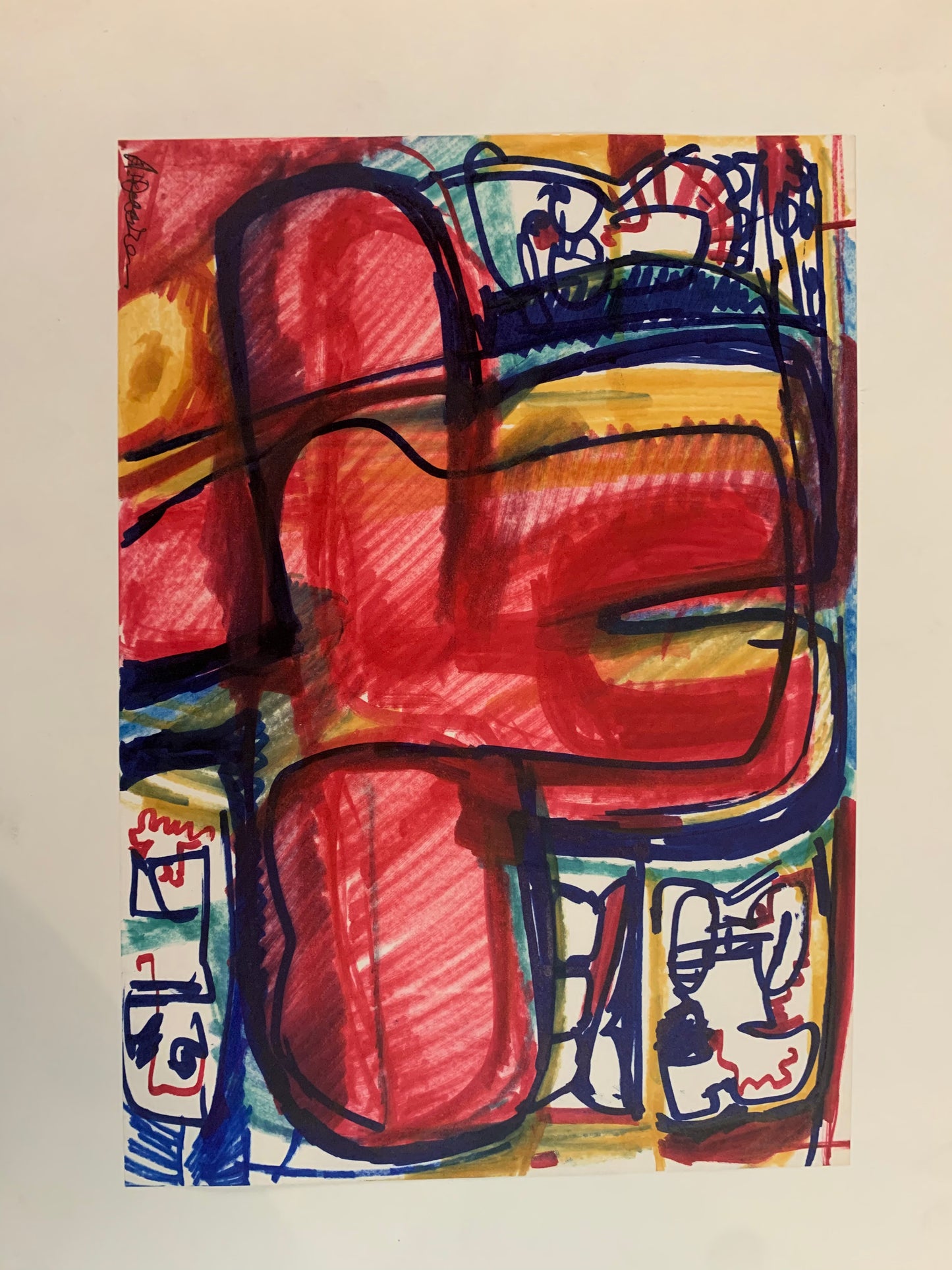 Composition by Anja Decker. (Berlin ,1908-1995, Munich)