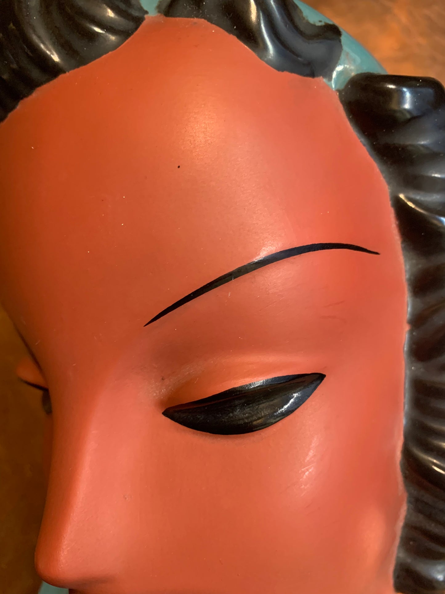 Goldscheider - Vienna, Wall mask, 1940s-50s.