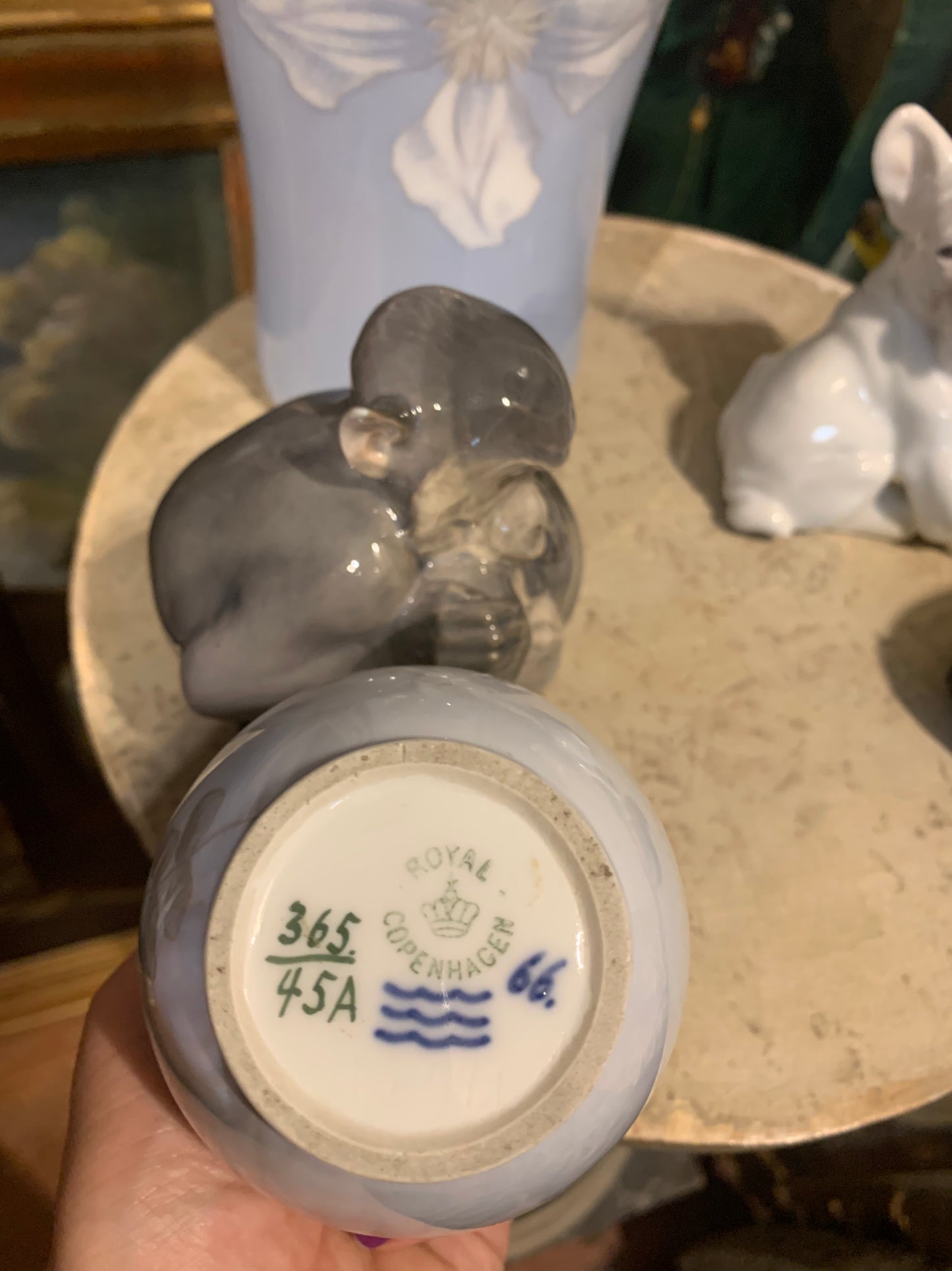 Royal Copenhagen Art Nouveau small vase. Circa 1900