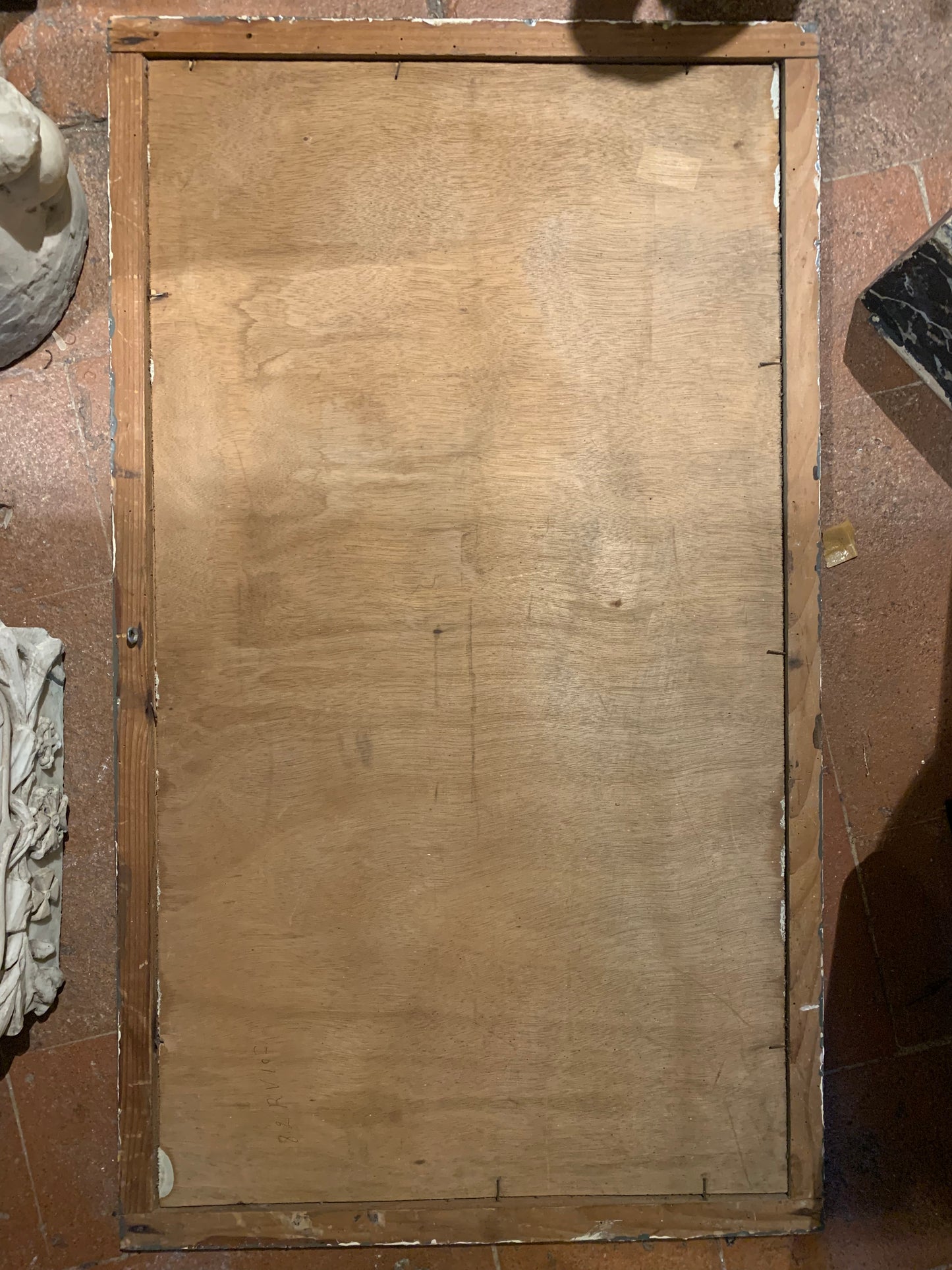 Raul Martinez (1876–1974). Sunny afternoon in the courtyard of a Hasienda in Cuba.