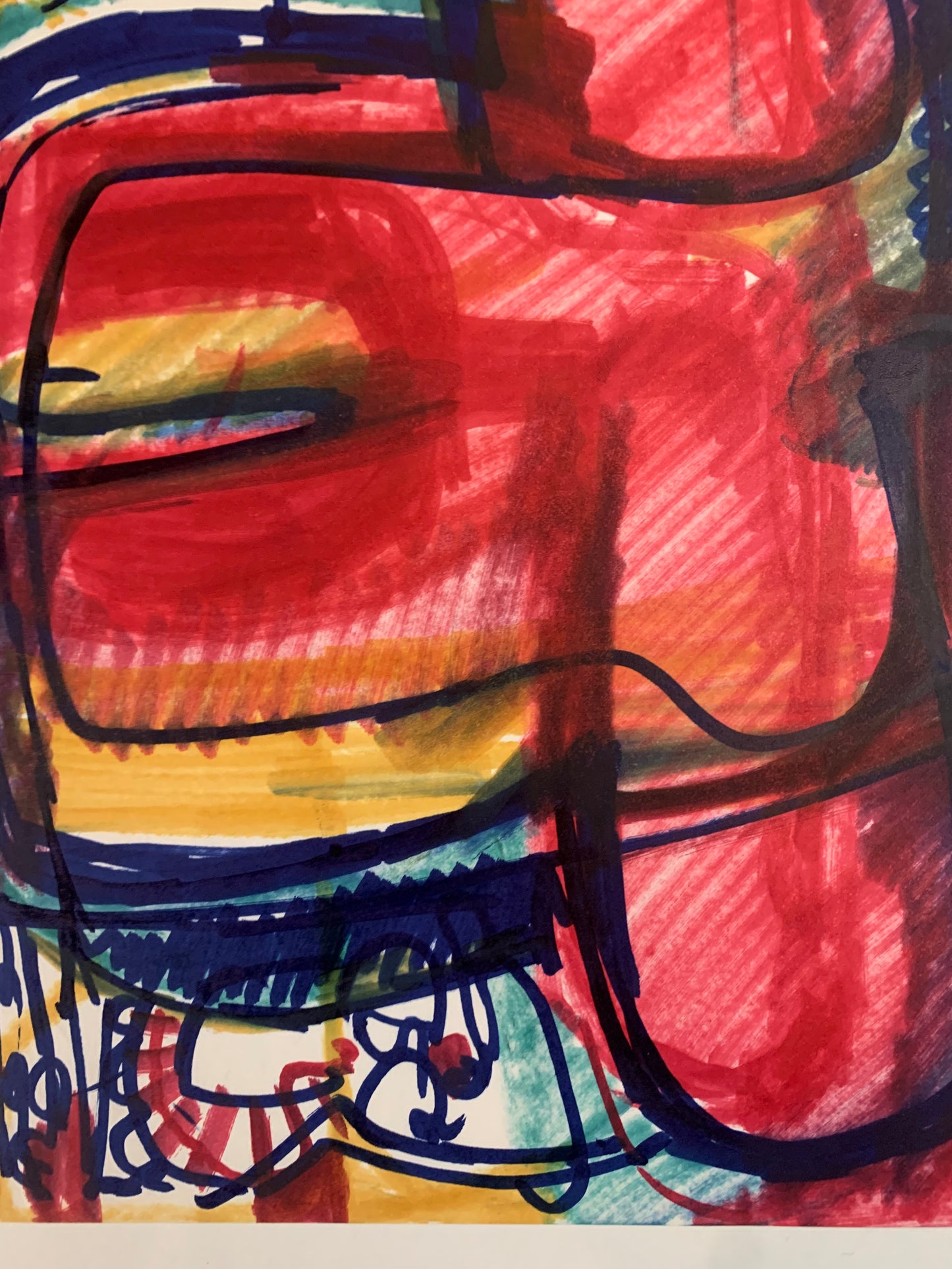 Composition by Anja Decker. (Berlin ,1908-1995, Munich)