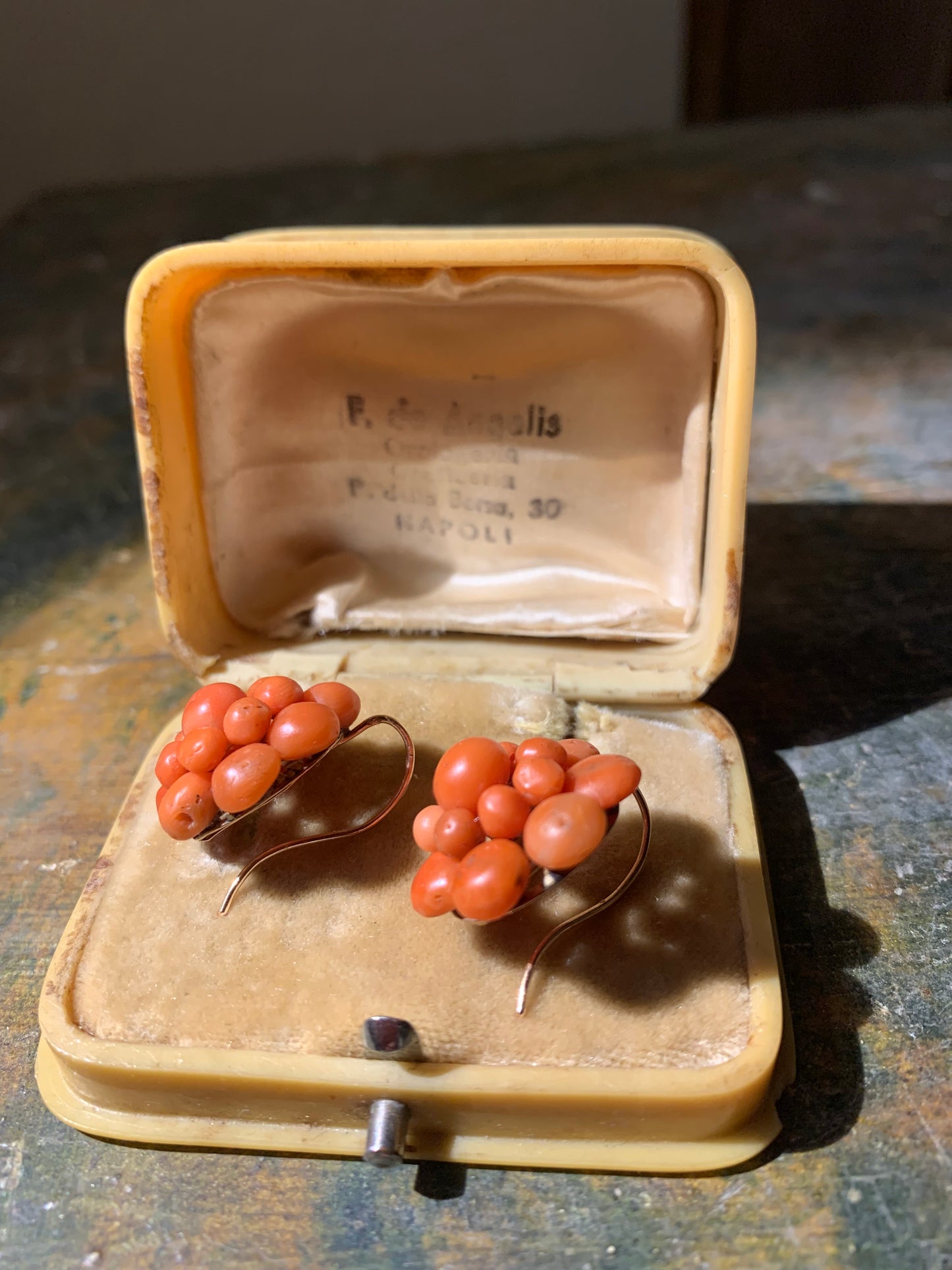 Italian earrings. XIX centruy