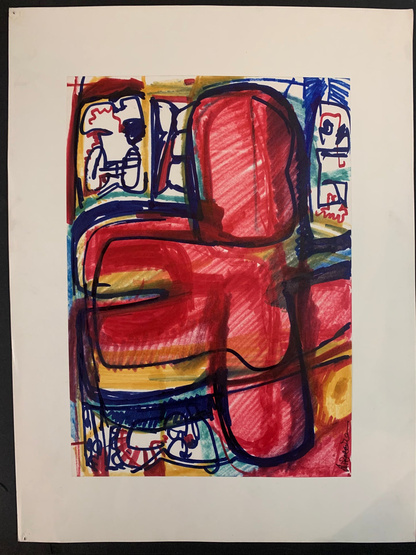 Composition by Anja Decker. (Berlin ,1908-1995, Munich)