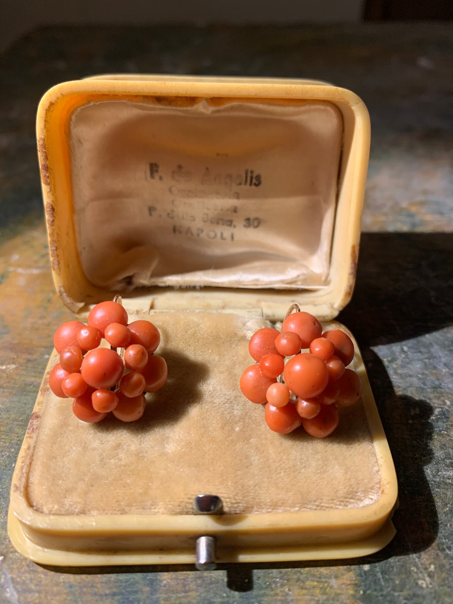 Italian earrings. XIX centruy