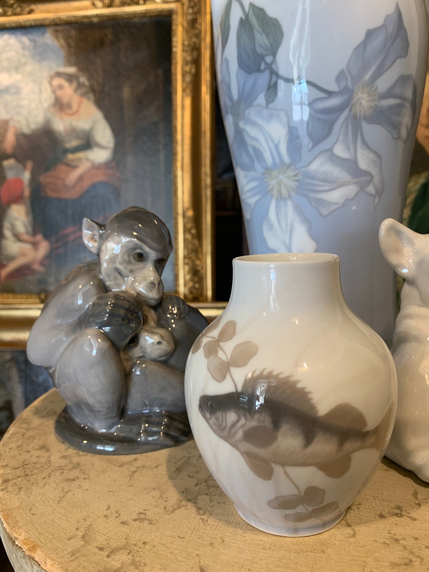 Royal Copenhagen Art Nouveau small vase. Circa 1900