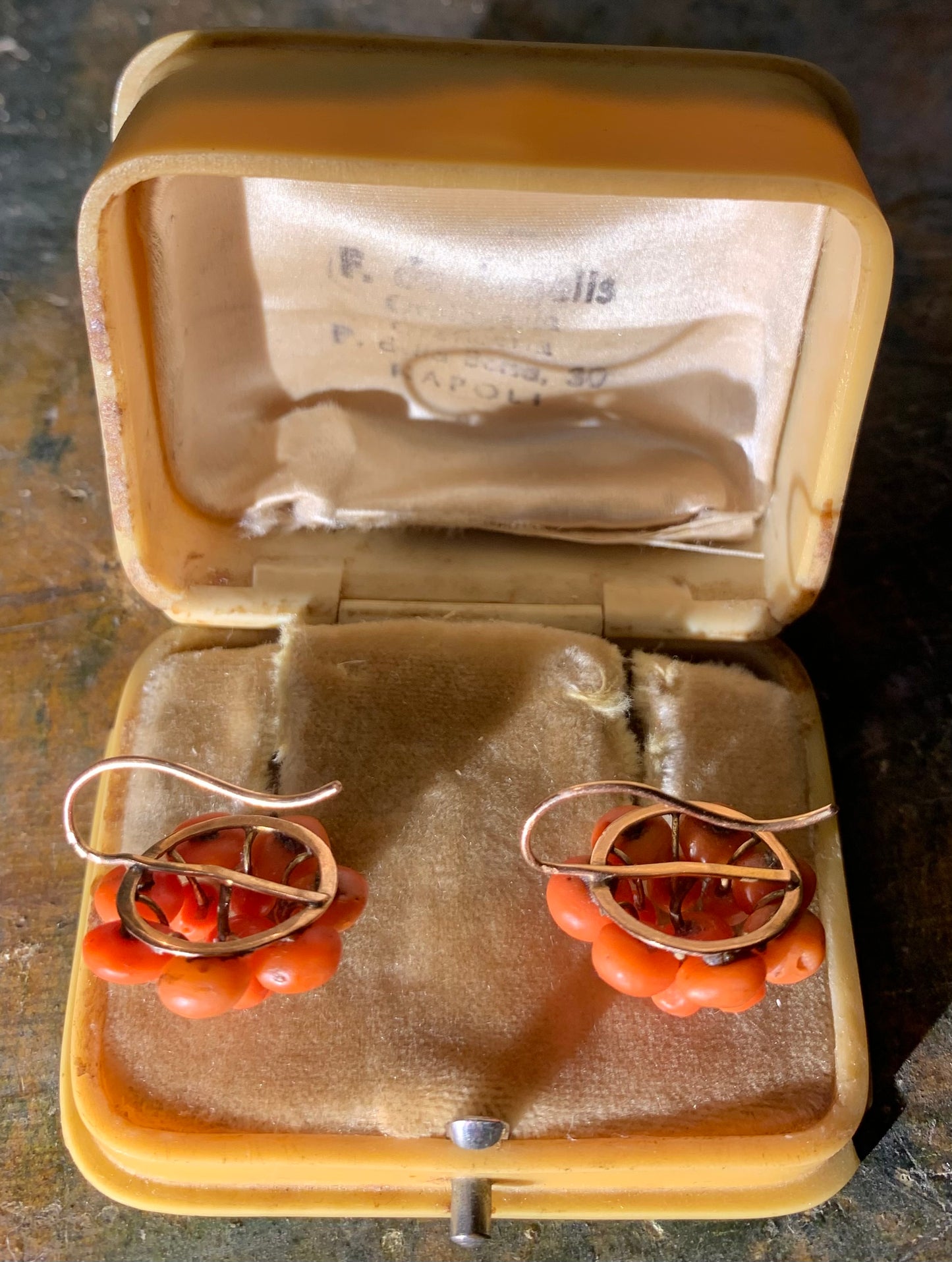 Italian earrings. XIX centruy
