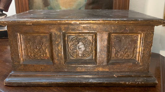 Renaissance-style casket with later period workmanship.
