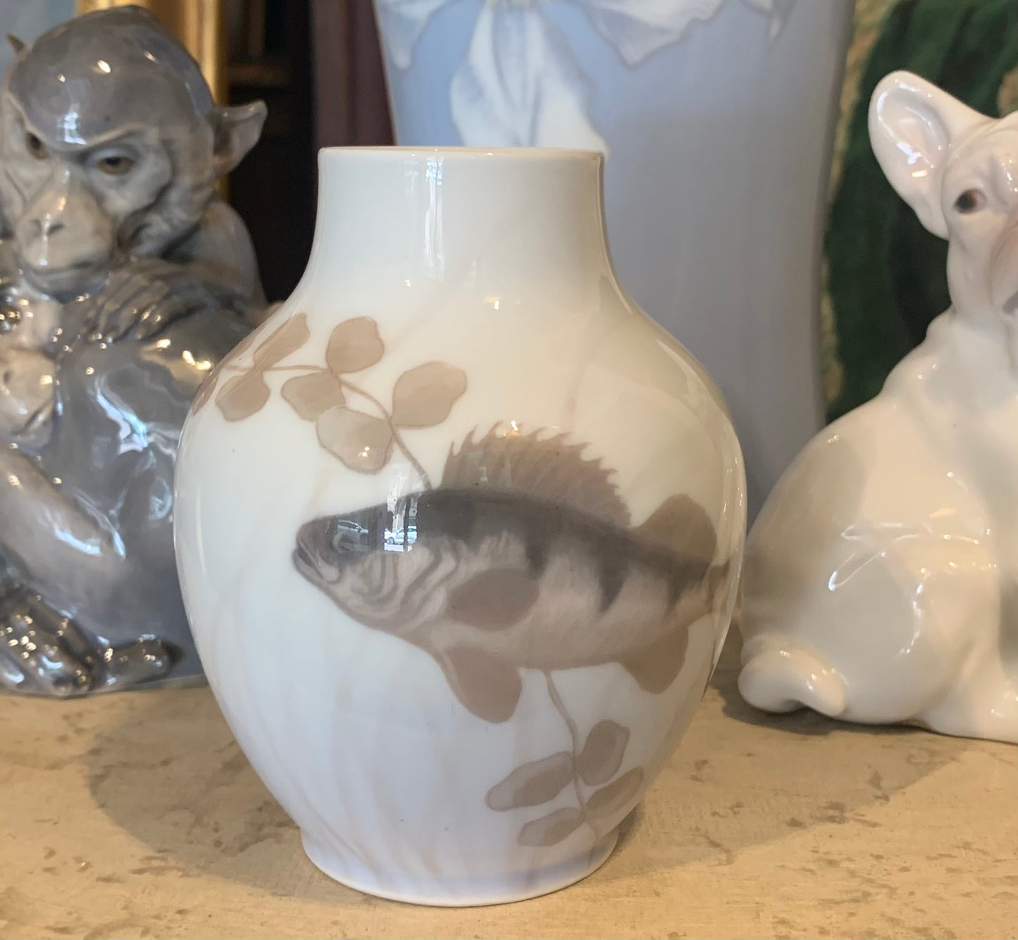 Royal Copenhagen Art Nouveau small vase. Circa 1900
