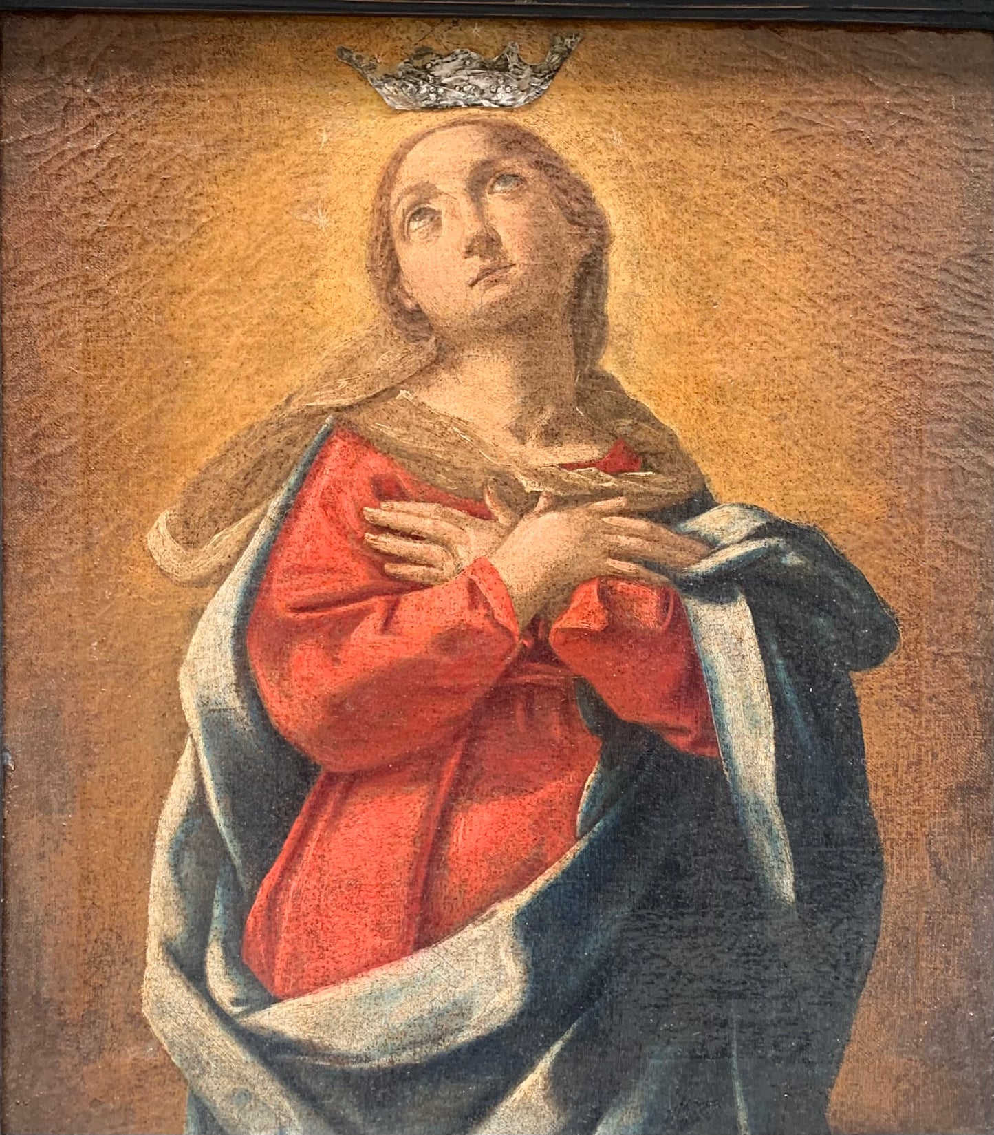 Madonna with crown. Early XVII century