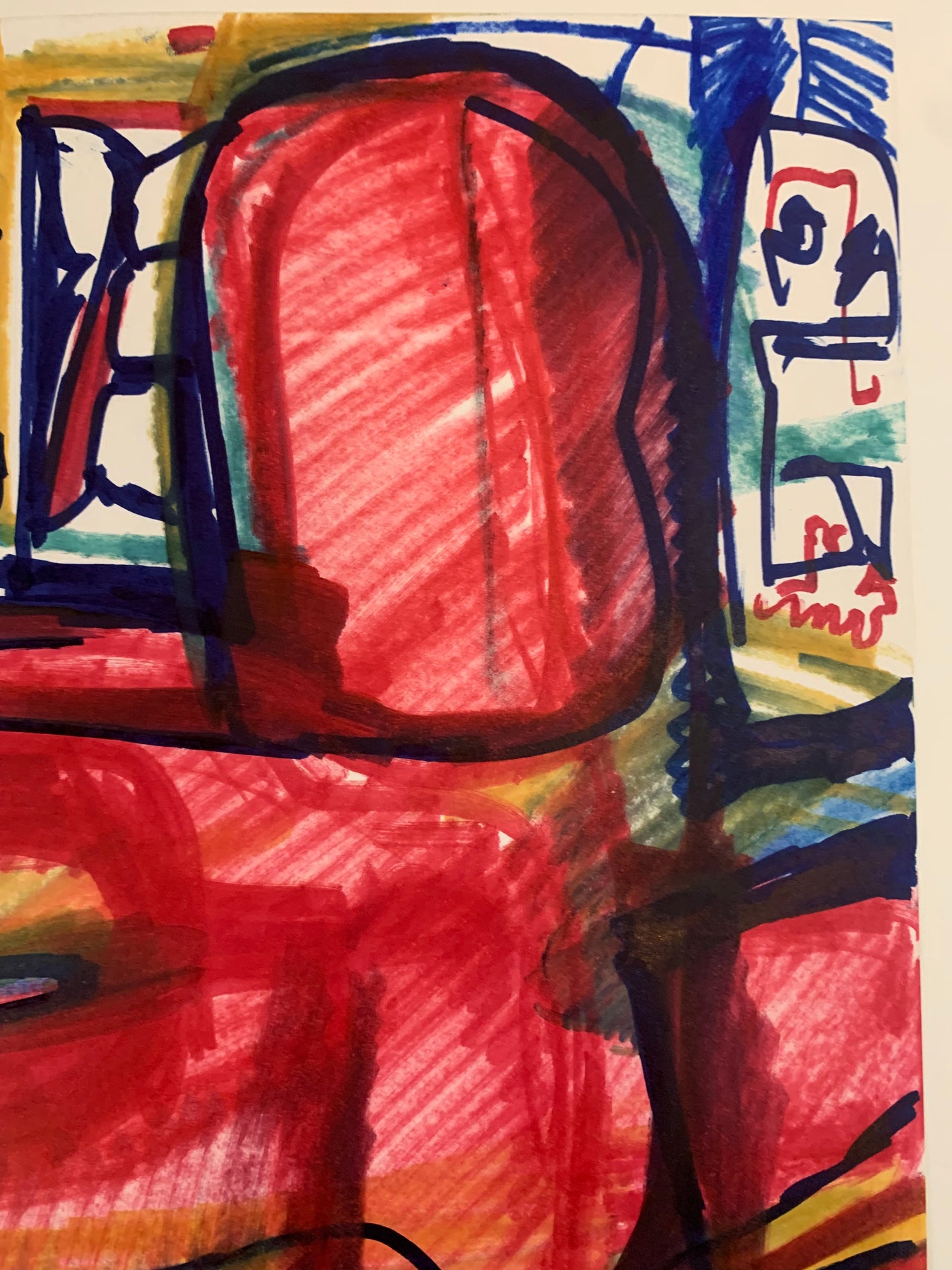 Composition by Anja Decker. (Berlin ,1908-1995, Munich)