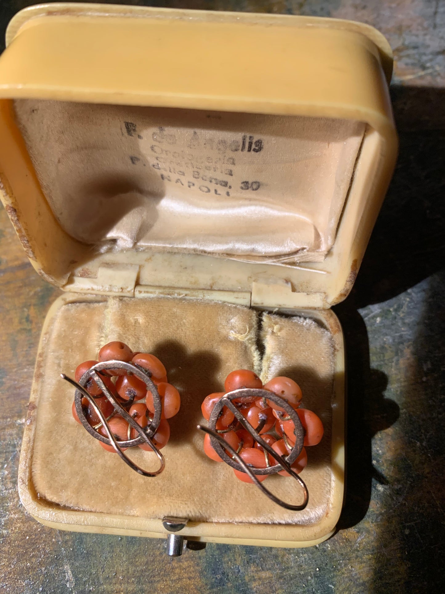 Italian earrings. XIX centruy