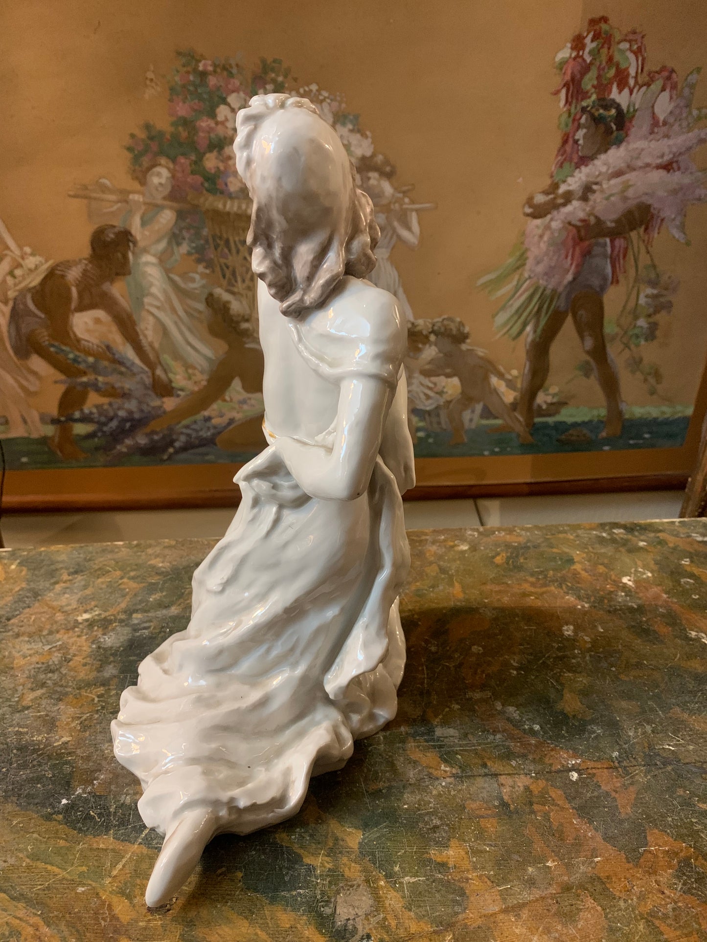 Rosenthal porcelain Dancer figurine. Sculptor. Lore Friedrich Gronau.